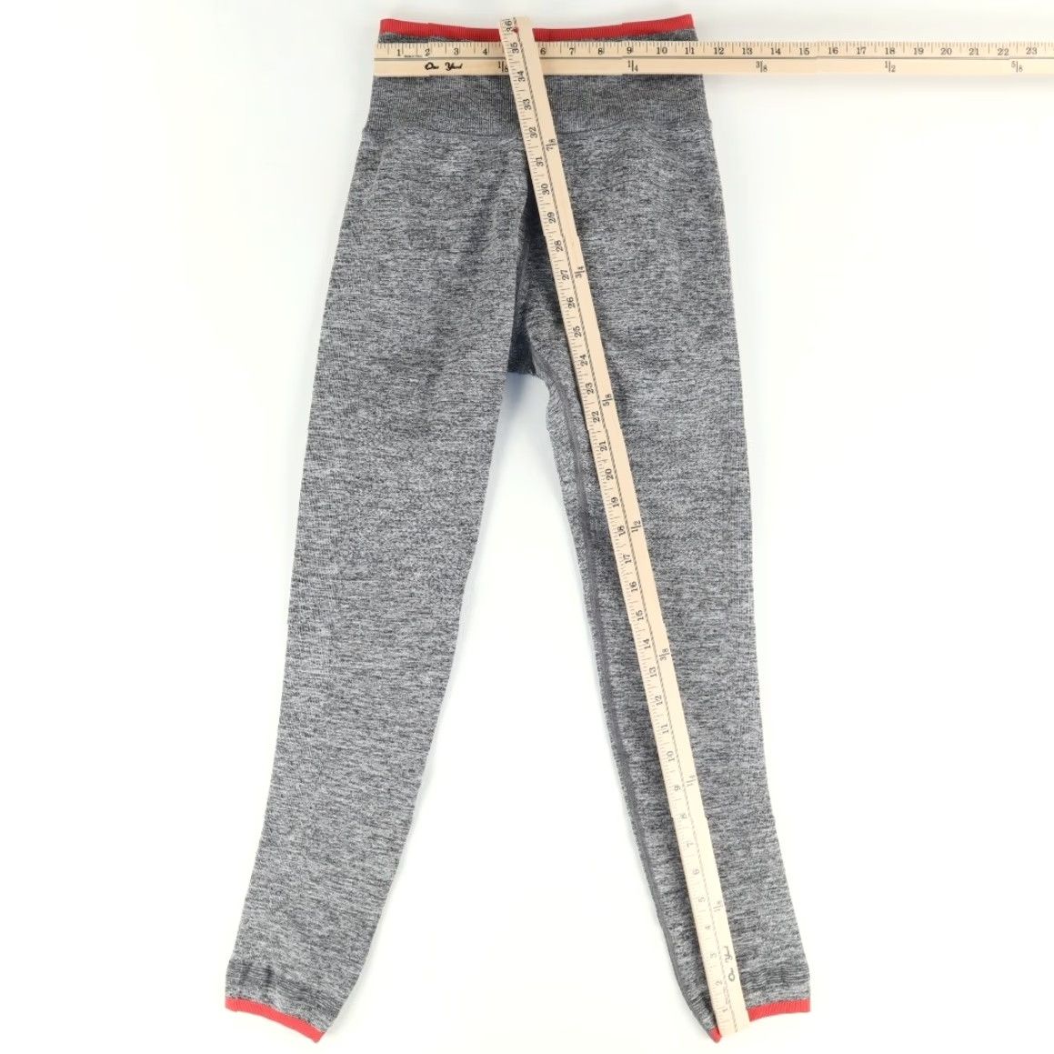 Athleta Athleta Leggings Womens S Gray Andes High Rise Nylon Woven Stretch Pants Regular Fit Activewear Size 28" / US 6 / IT 42 - 3 Thumbnail