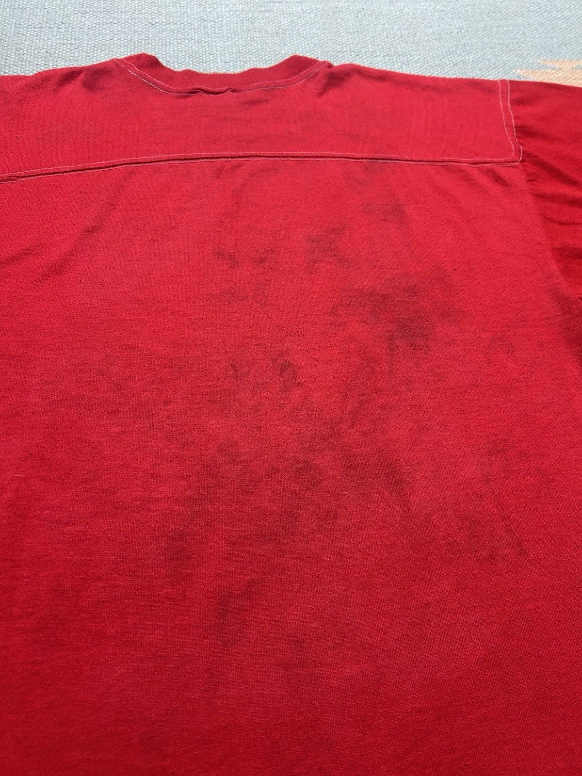 Vintage Vtg 80s t shirt Indiana university jersey Russell adul large Size US L / EU 52-54 / 3 - 7 Thumbnail