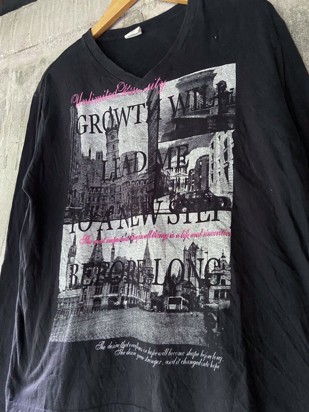 Japanese Brand BEAUMONT CAR POEM LONG SLEEVE Size US M / EU 48-50 / 2 - 2 Thumbnail