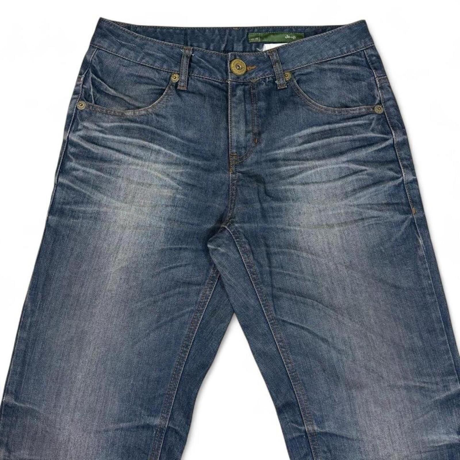 Jeep Vintage jeep dirty shade denim jeans Size 30" / US 8 / IT 44 - 4 Thumbnail