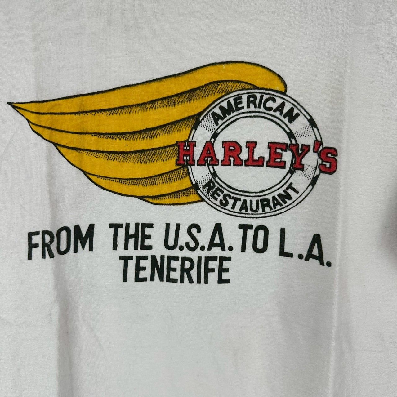 Harley Davidson × Vintage Vintage 90s Harley's The Restaurant Harley Davidson T-shirt Size US M / EU 48-50 / 2 - 8 Thumbnail