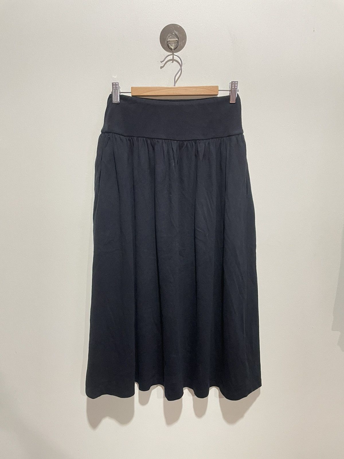 Designer × Vintage × agnes b. Agnes B. Black Skirt Size 24" / US 00 / IT 34 - 2 Thumbnail