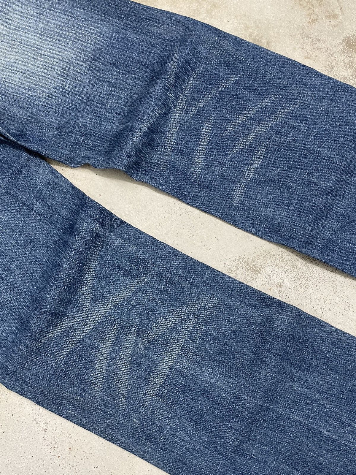 Blue Blue Japan Blue Moon Blue Wide Surf Y2K Style Back Pocket Printed Size US 30 / EU 46 - 13 Thumbnail