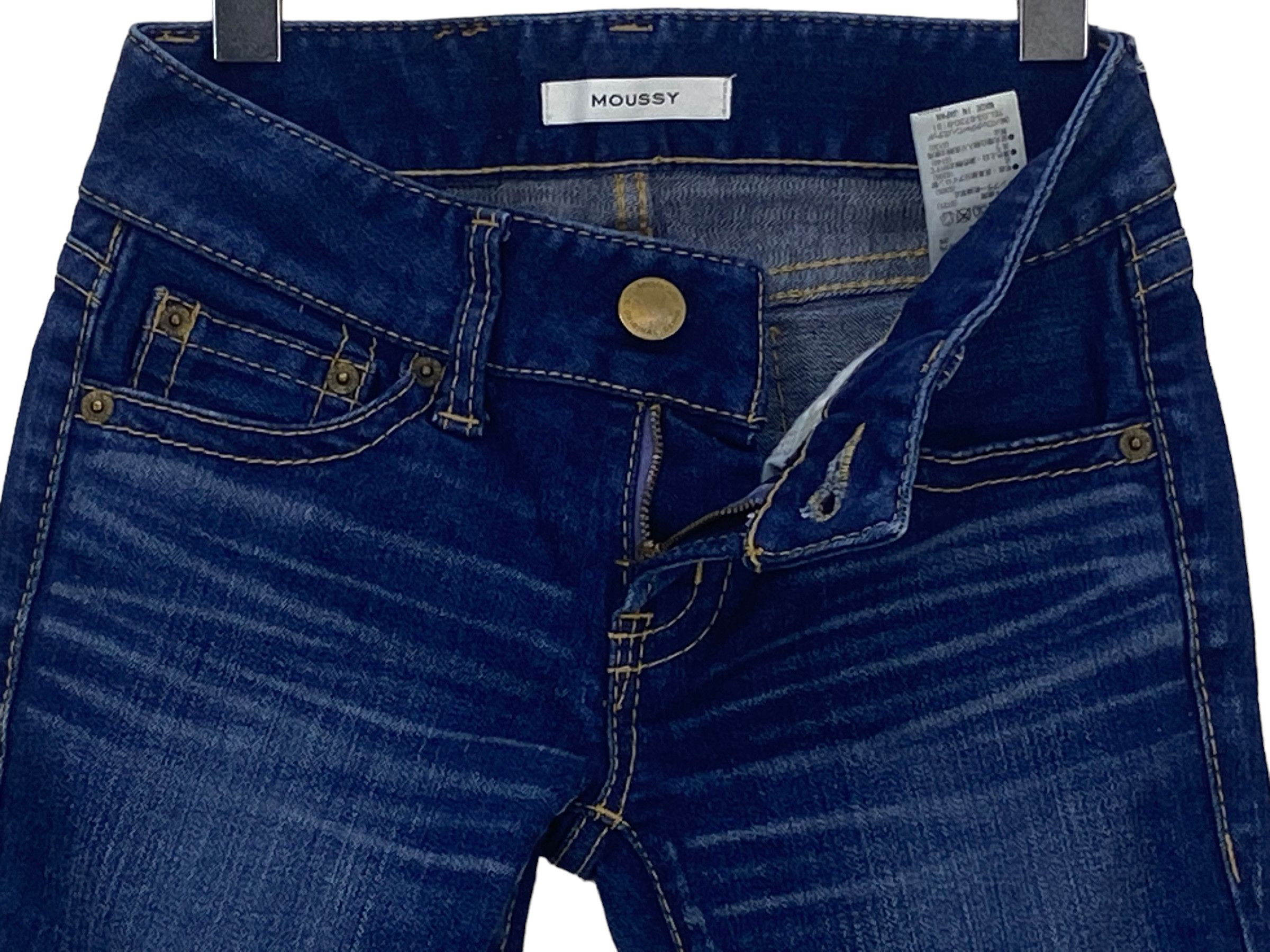 Japanese Brand × MOUSSY Moussy Jeans Skinny Jeans Low Rise Jeans Size 23" - 7 Thumbnail