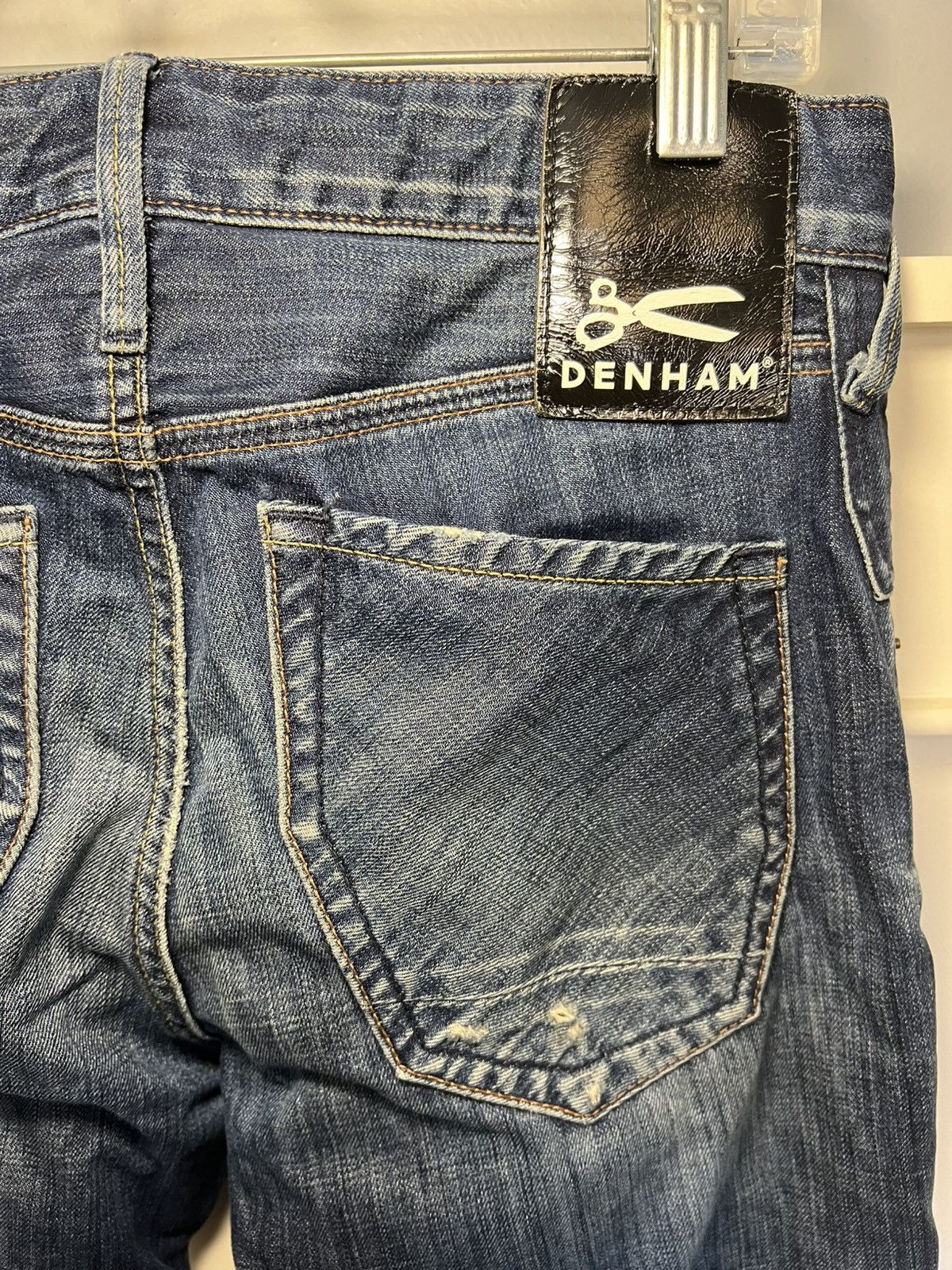 DENHAM Vintage Denham curved slim blue jeans Size US 29 - 15 Thumbnail