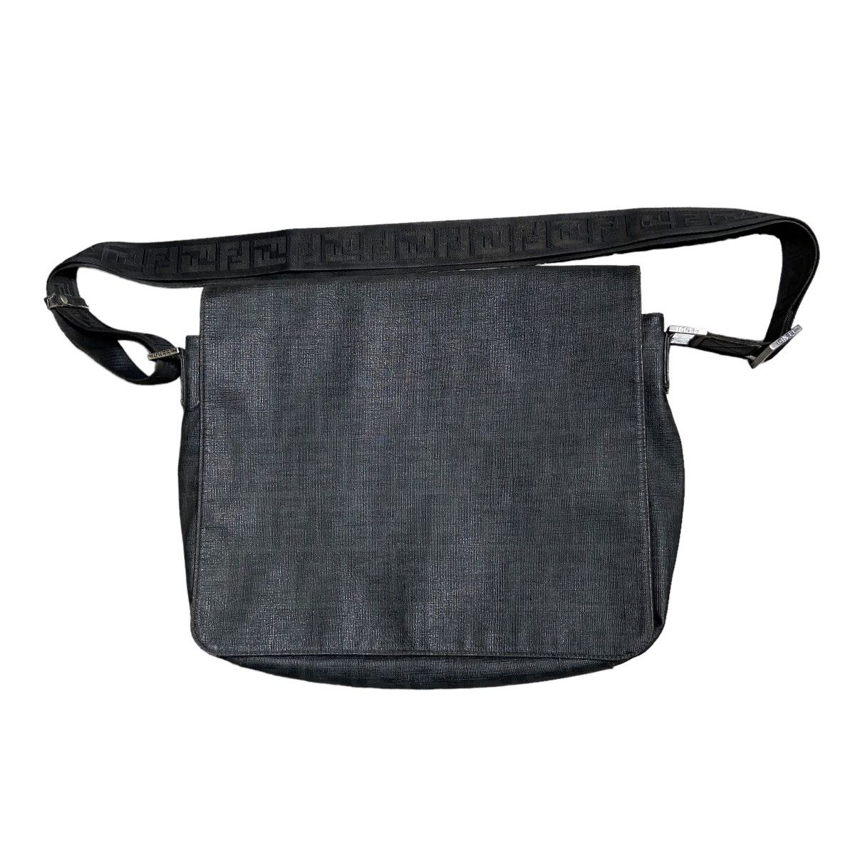 Fendi Fendi Dark Monogram Leather Messenger Bag / Crossbody Size ONE SIZE - 3 Thumbnail