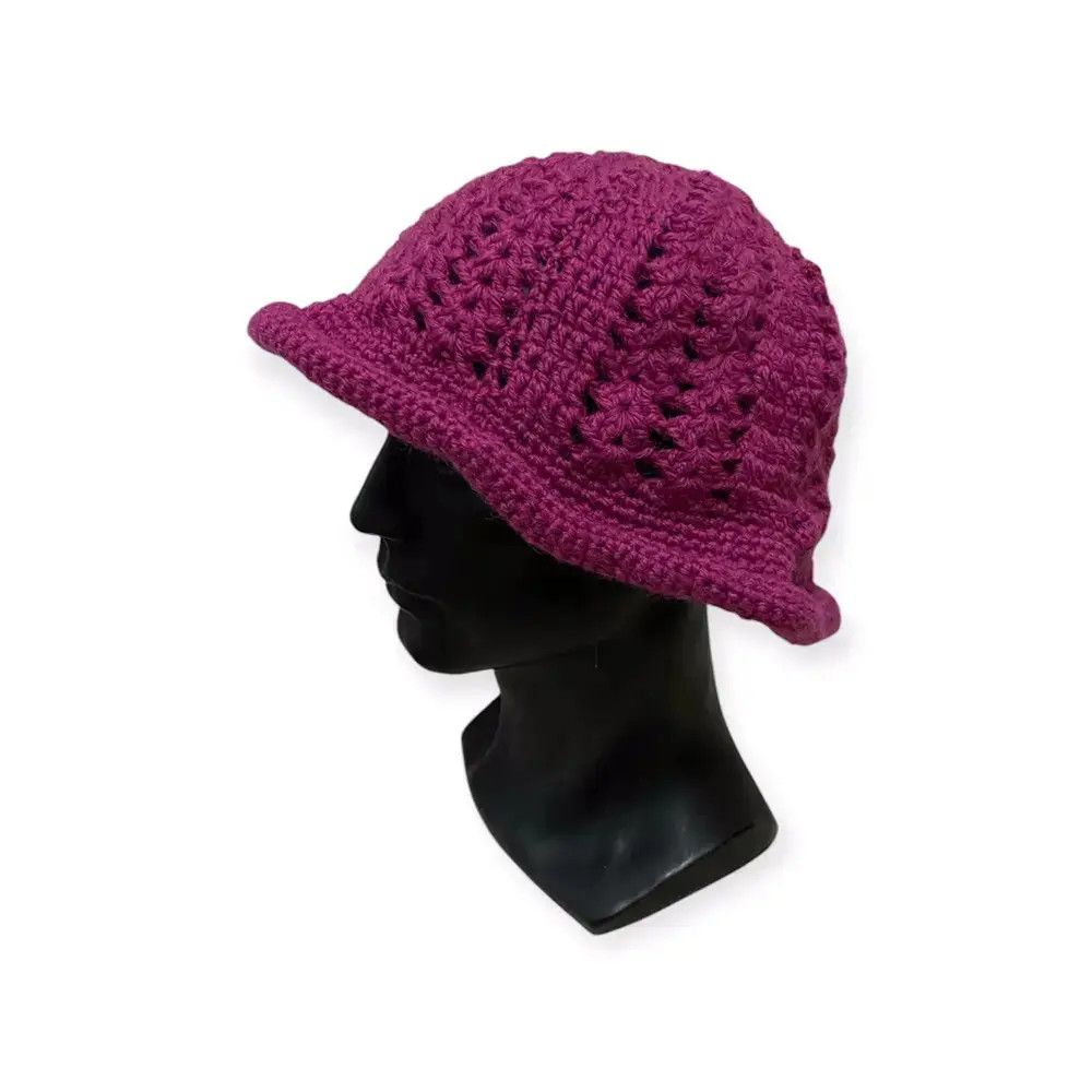 Japanese Brand Japanese Brand Crochet Beanie Hat Size ONE SIZE - 1 Thumbnail