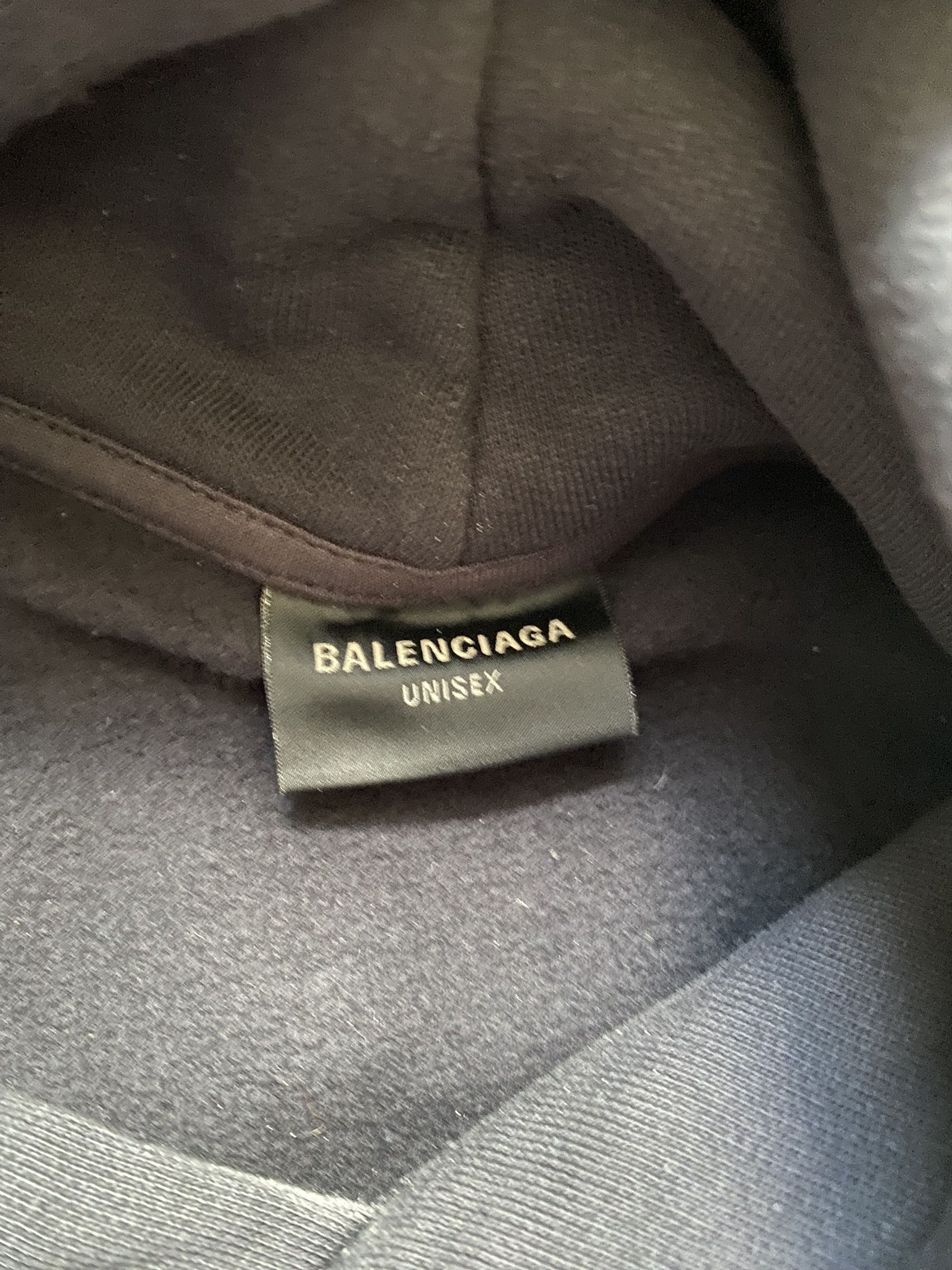 Balenciaga DIY Imprint Cropped Hoodie Size US XS / EU 42 / 0 - 3 Thumbnail