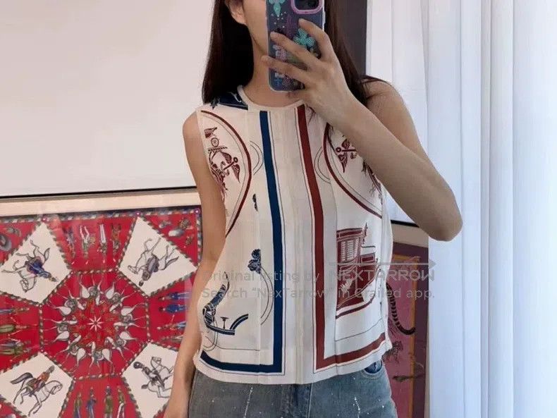 Hermes Hermes Tank Tops Size XXS / US 00 / IT 34 - 1 Thumbnail