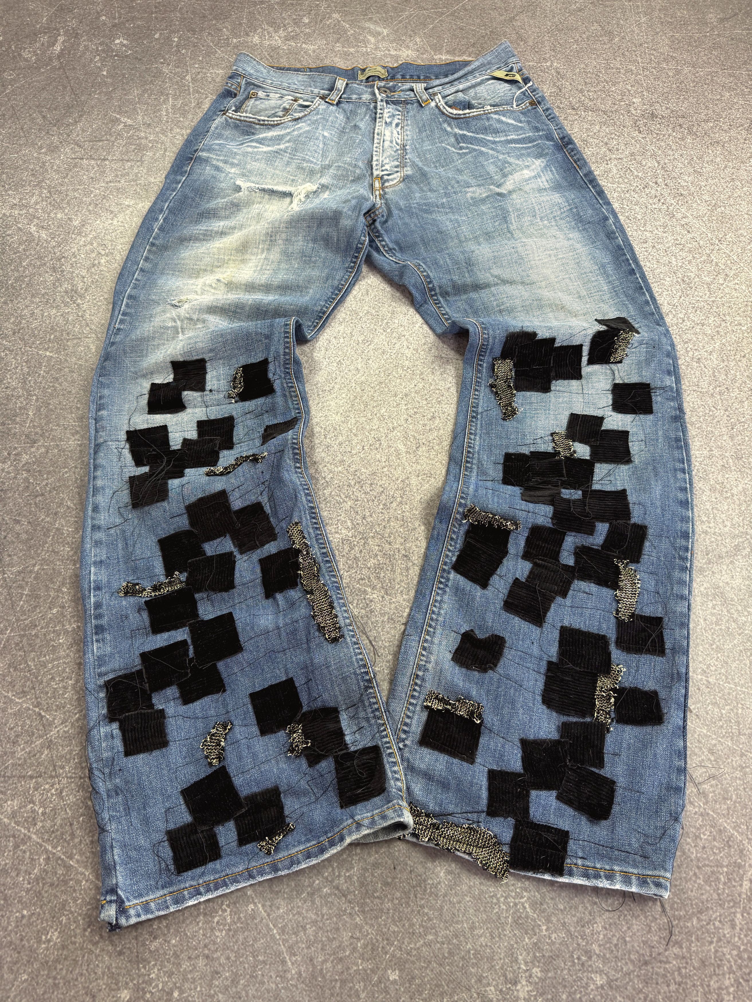 Vintage VTG Hysteric Glamour Balenci Style Washed Rare Jeans 90s Size US 30 / EU 46 - 1 Thumbnail