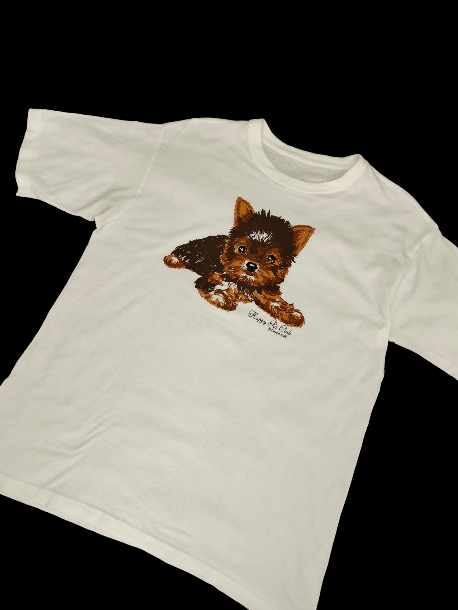 Vintage 90s Happy Pet Club Green Mail T-Shirt