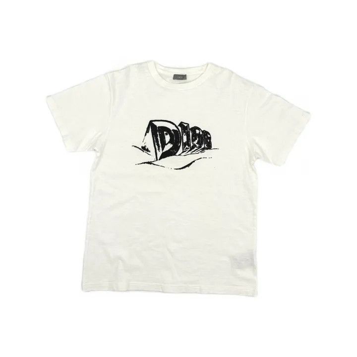 Dior Dior Dior Logo Print Short Sleeve T-Shirt 0079-2507 Size US L / EU 52-54 / 3 - 1 Thumbnail