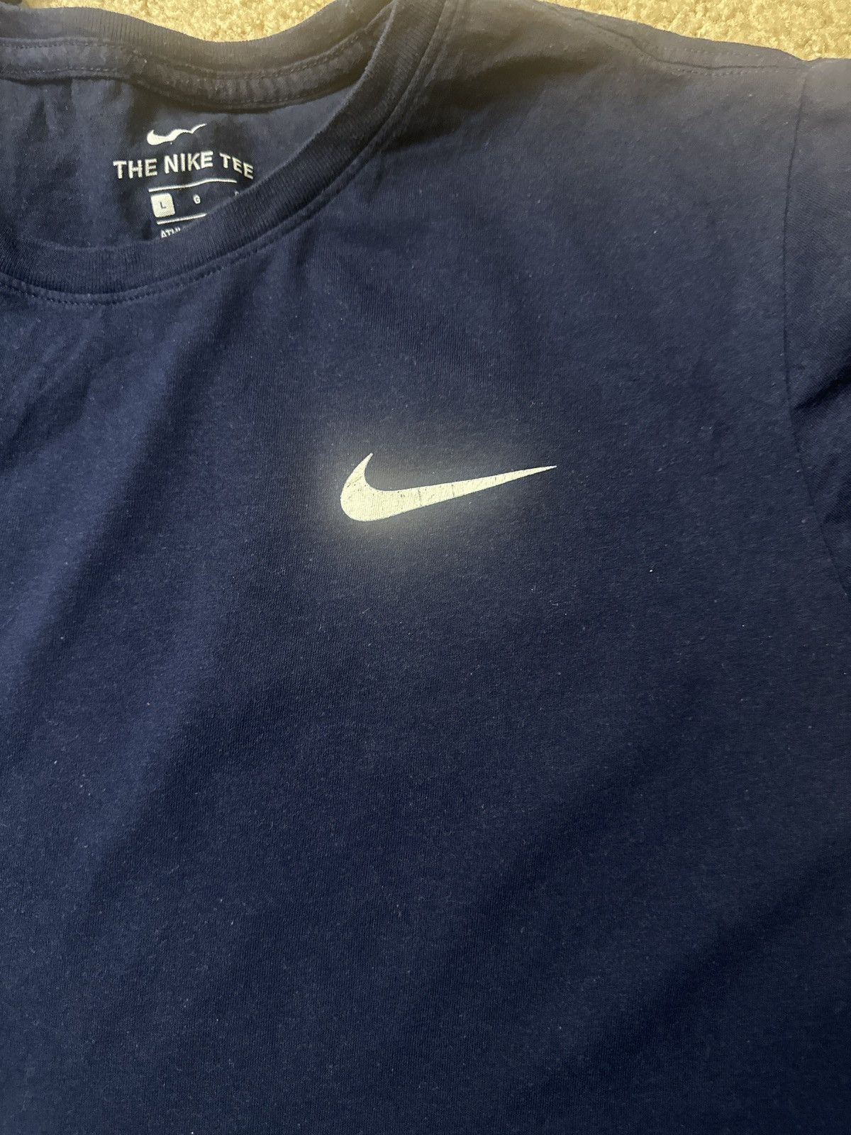 Nike Navy Nike tee Size US L / EU 52-54 / 3 - 2 Thumbnail