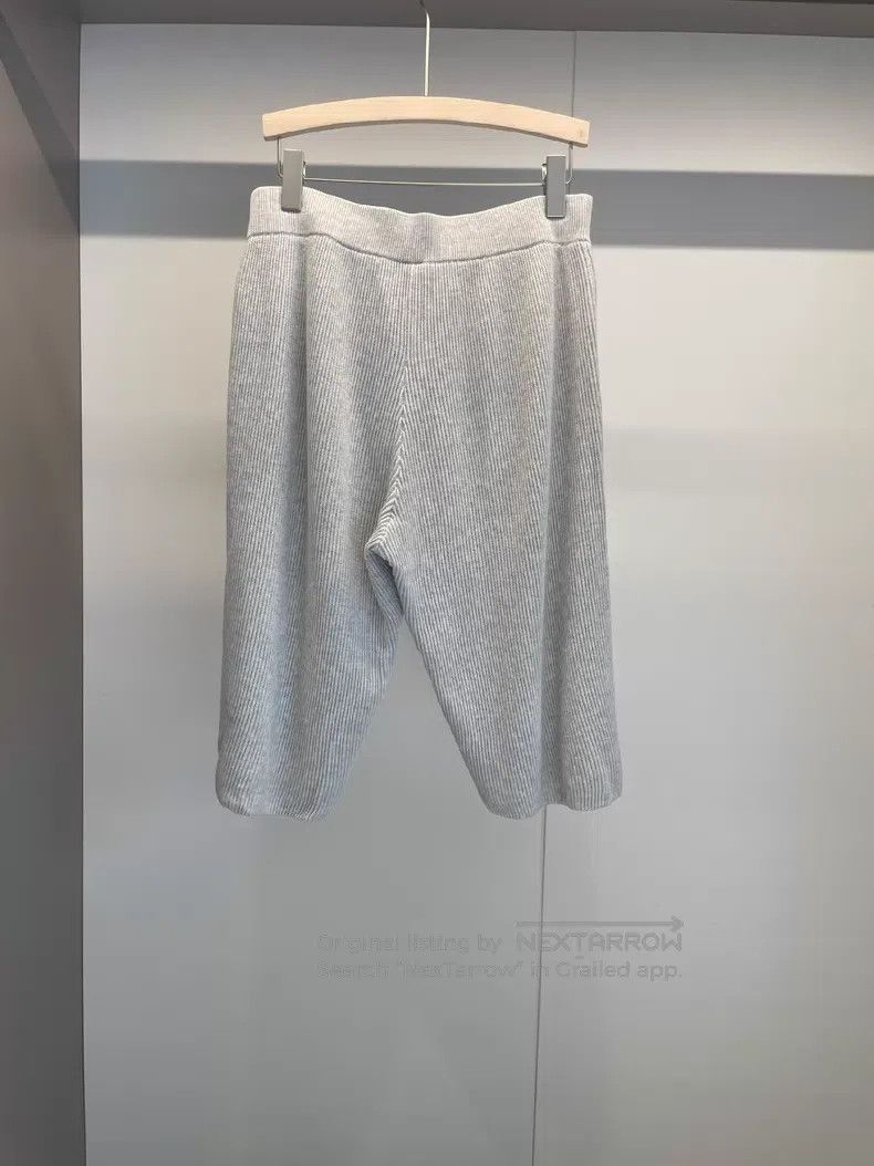 Brunello Cucinelli Brunello Cucinelli size M Gray Cotton Mid-Length Trousers Size 22" - 2 Thumbnail
