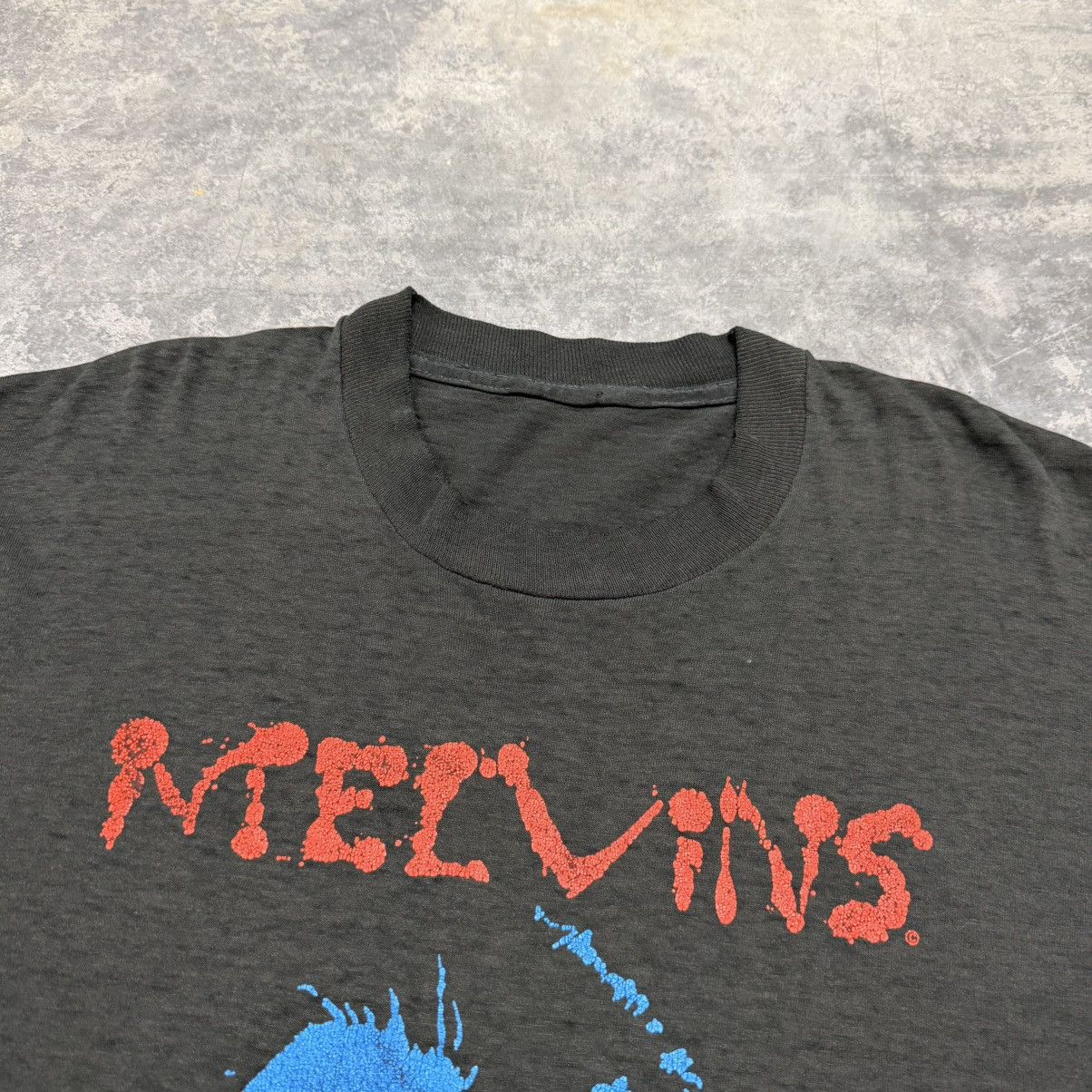 Vintage 90s Vintage Melvins Dracula Christopher Lee Band Tee Size US XL / EU 56 / 4 - 4 Thumbnail
