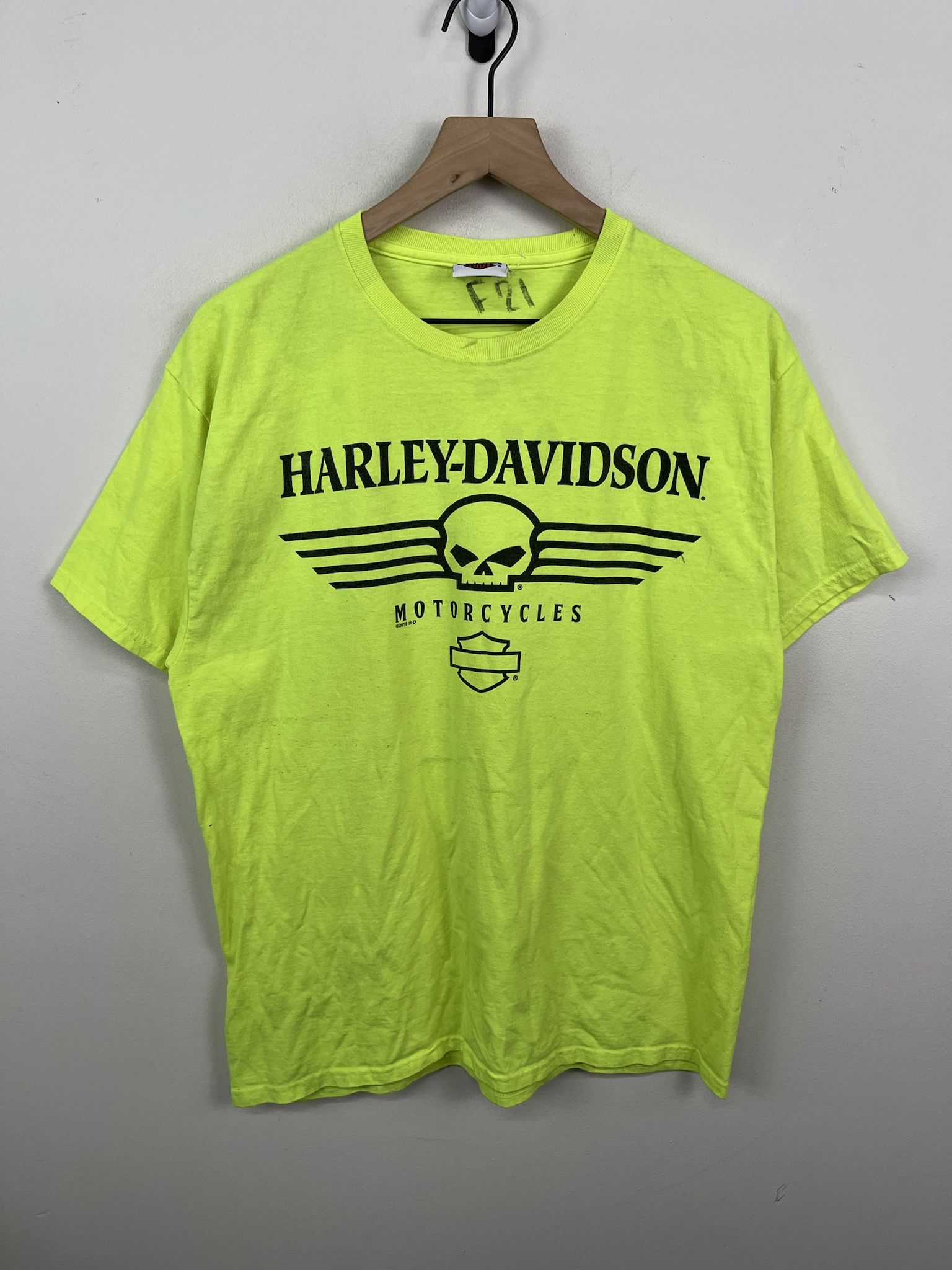 Affliction × Harley Davidson Vintage Y2K Harley Davidson Skull Logo T Shirt Size L Size US L / EU 52-54 / 3 - 1 Thumbnail