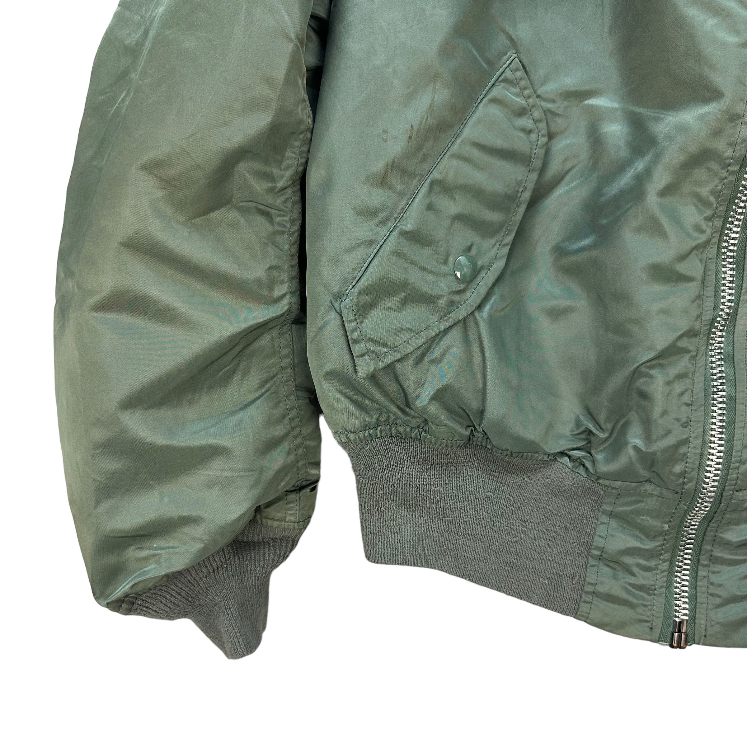 Alpha Industries Vintage ALPHA INDUSTRIES USAF MA1 BOMBER JACKET #7683-164 Size US L / EU 52-54 / 3 - 5 Thumbnail