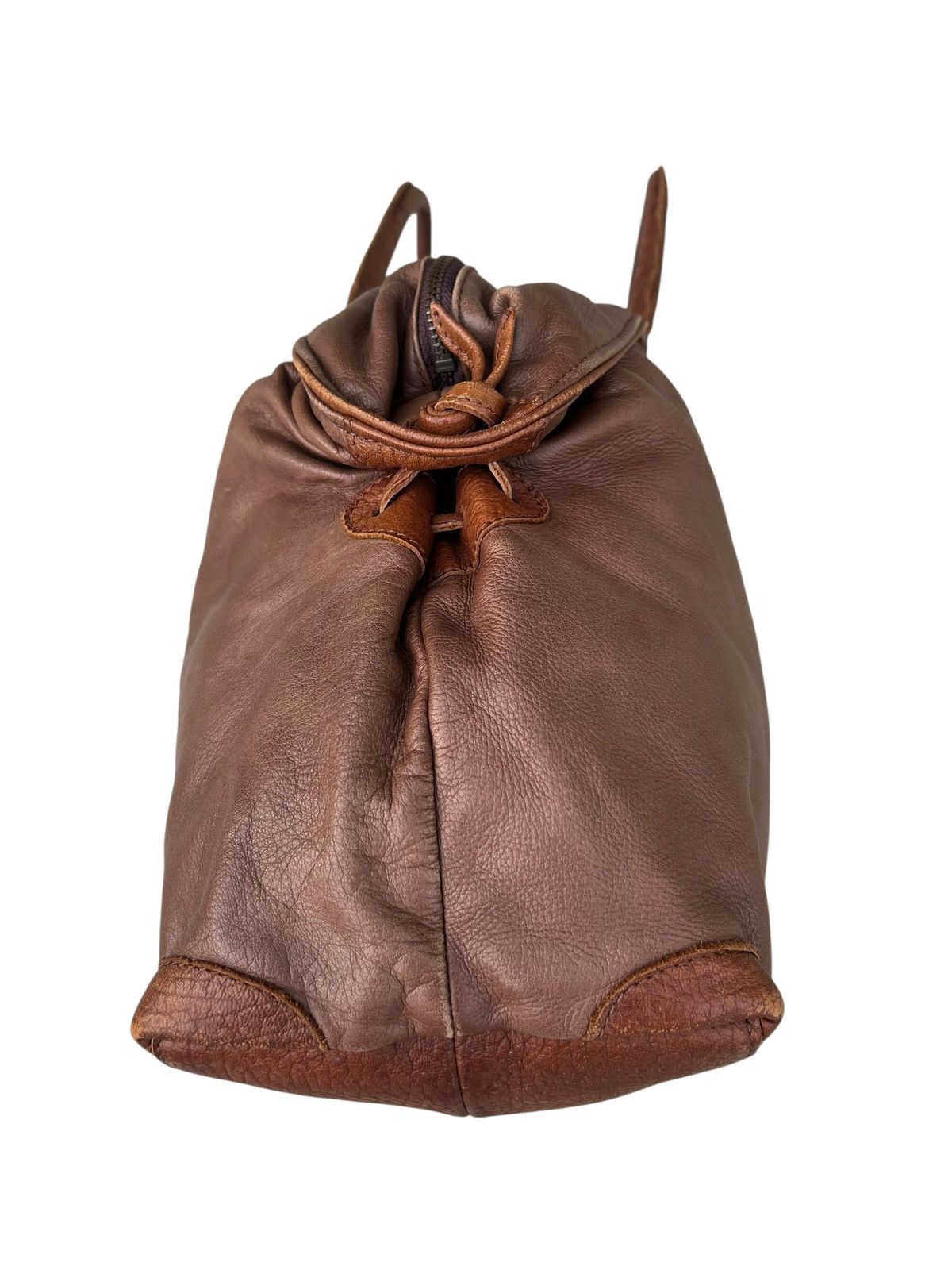 Leather Ibiza Japan Patina Brown Leather Weekend Bag Size ONE SIZE - 14 Thumbnail