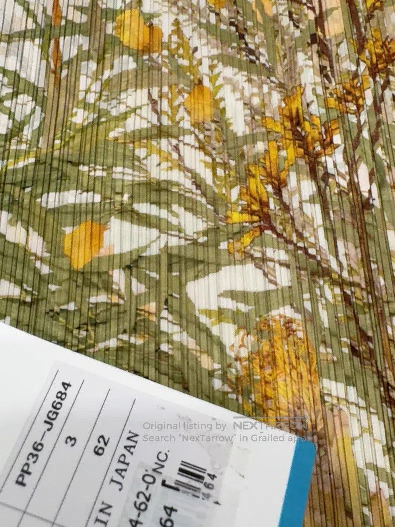 Issey Miyake Issey Miyake size:3 Yellow Midi Skirt Size 31" - 2 Thumbnail