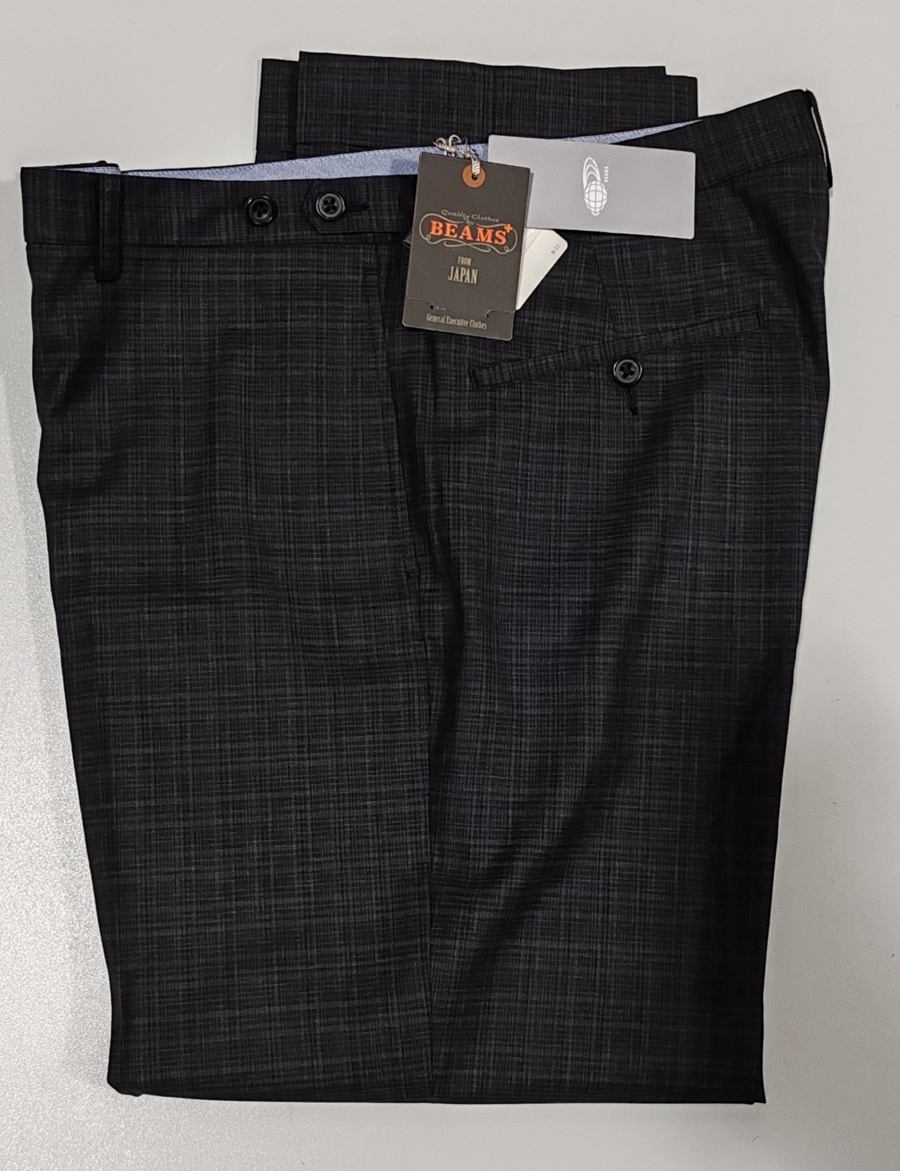 Beams Plus PANTALON DE COMPLET GRIS CARRELÉ- BEAMS PLUS TG:XL Size US 34 / EU 50 - 13 Thumbnail