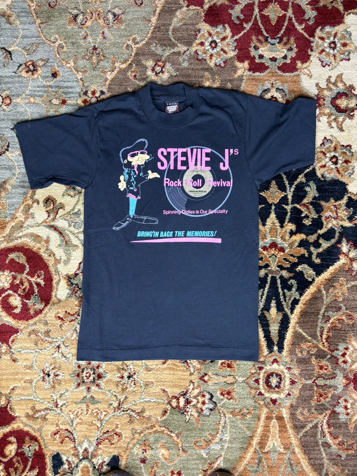 Vintage Vintage Rock radio Tshirt Size US S / EU 44-46 / 1 - 1 Thumbnail