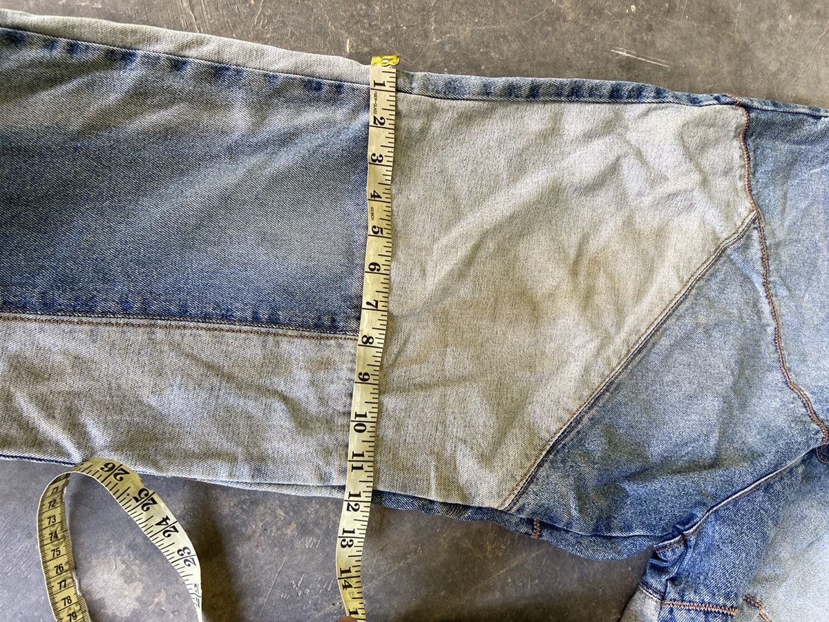 Hysteric Glamour × Japanese Brand Baggy Patchwork Denim Kapital Inspired Size US 35 - 9 Thumbnail