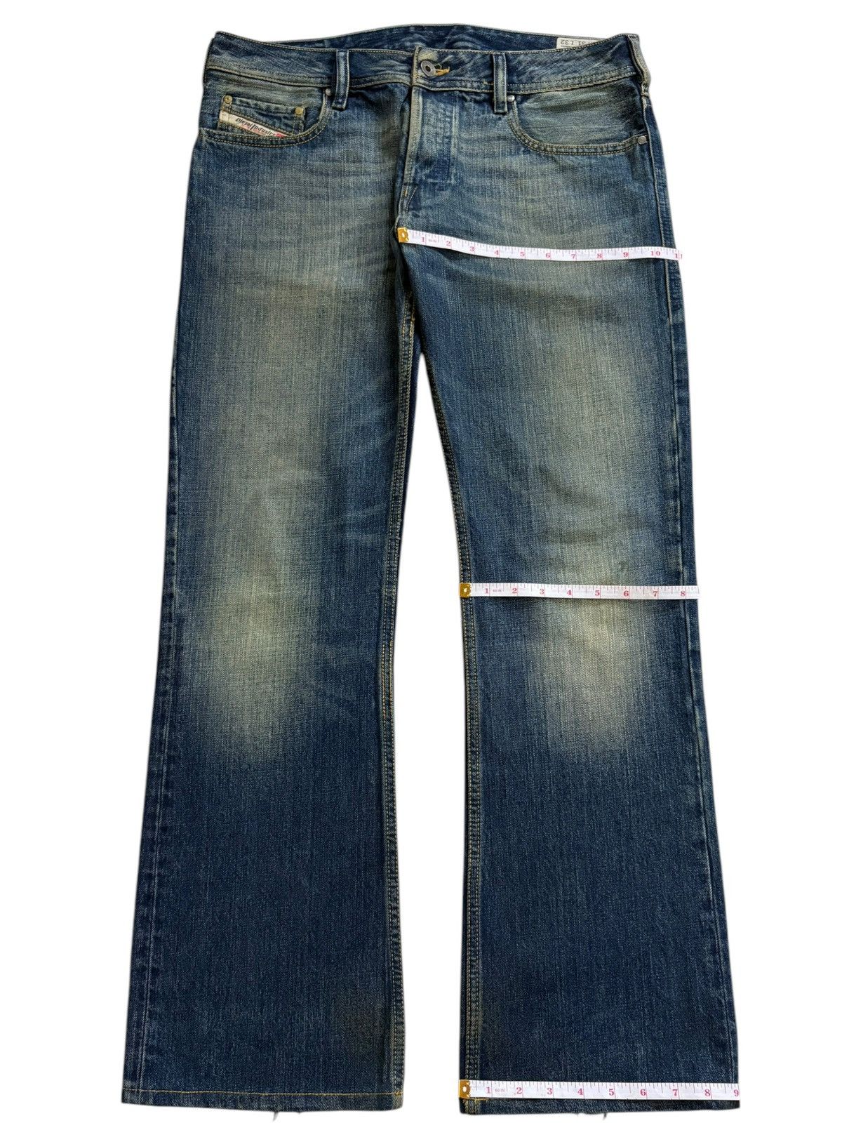 Diesel Vintage Diesel Zanity Button Fly Mud Wash Bootcut Jeans Size US 34 / EU 50 - 15 Thumbnail