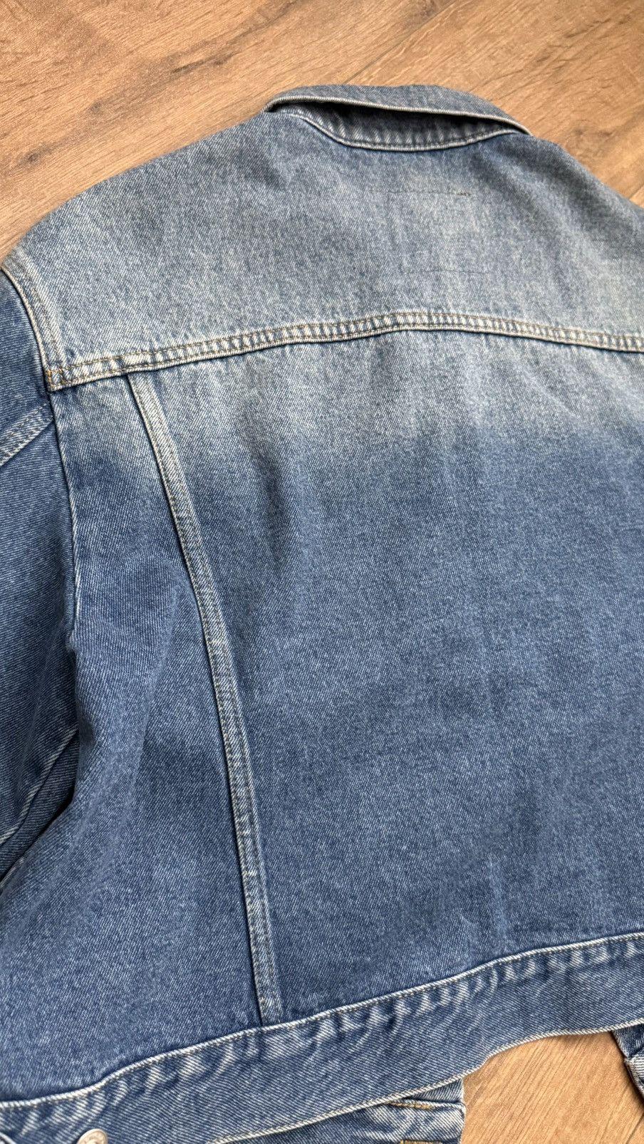 Balenciaga Unisex Blue Swing Denim Jacket RRP$2,150 Size XS / US 0-2 / IT 36-38 - 21 Thumbnail