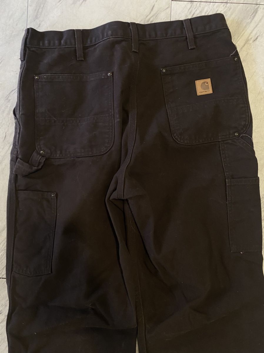 Carhartt Carhartt Brown Double Knees Men 34x34 Size US 34 / EU 50 - 4 Thumbnail