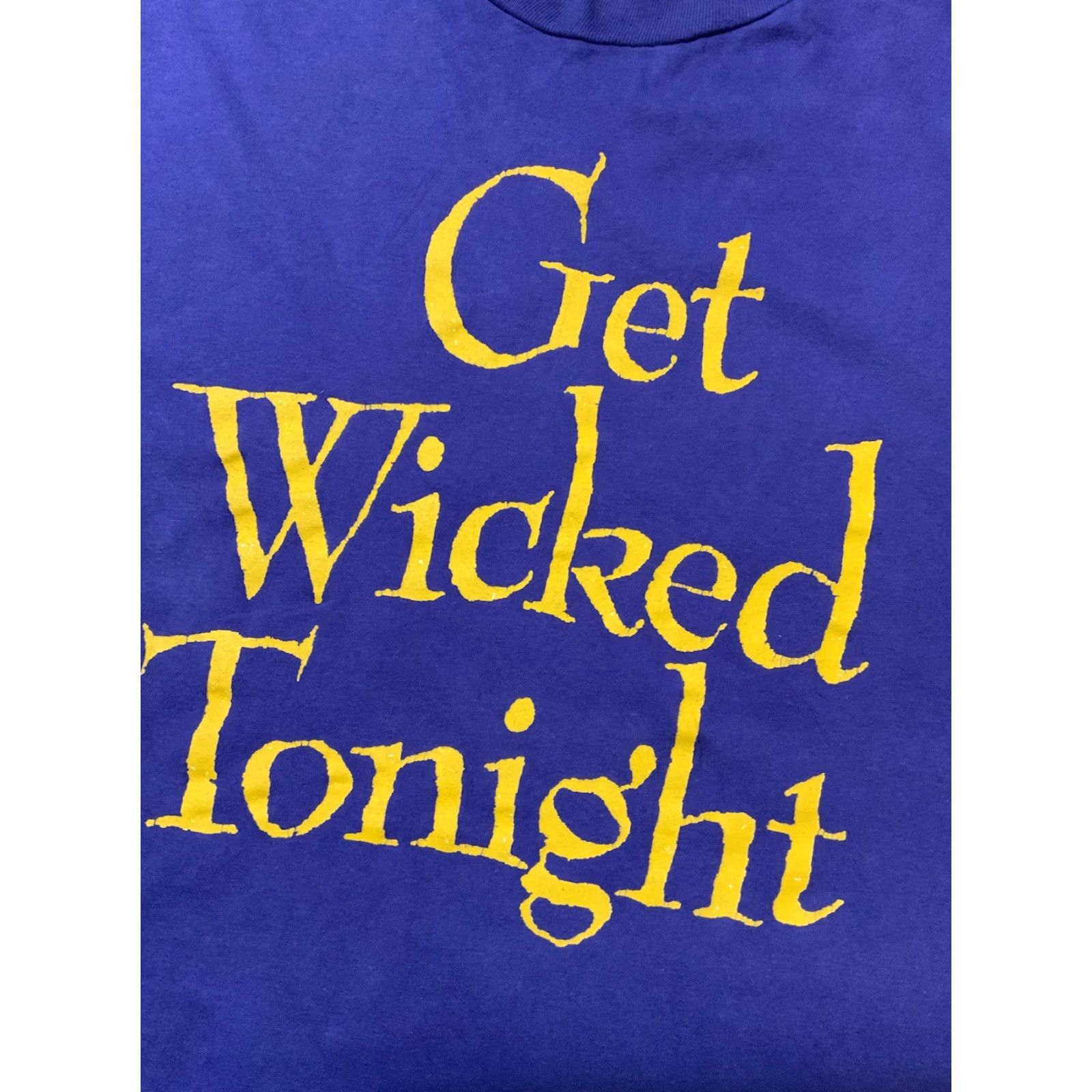 Hanes VINTAGE 90s Petes Wicked Ale Beer Get Wicked Tonight Purple Single Stitch T-Shirt XL Mens/Adults Purple Shirt Size US XL / EU 56 / 4 - 6 Thumbnail