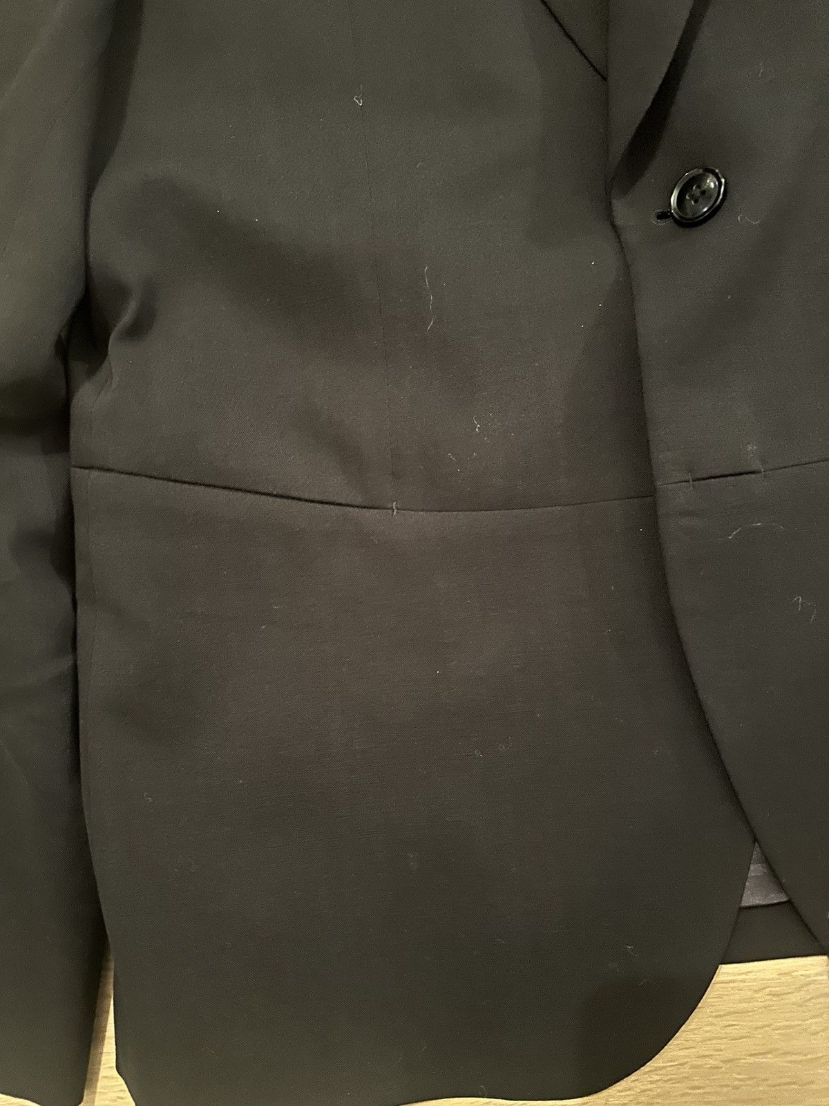 Paul Smith Black Matte Blazer Size 48L - 5 Thumbnail