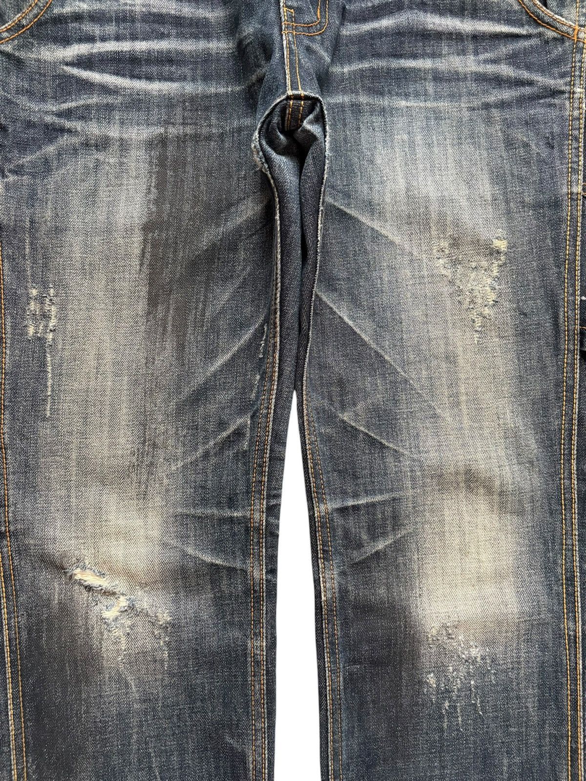 Takeo Kikuchi Vintage Takeo Kikuchi Mud Wash Carpenter Distressed Jeans Size US 33 - 5 Thumbnail