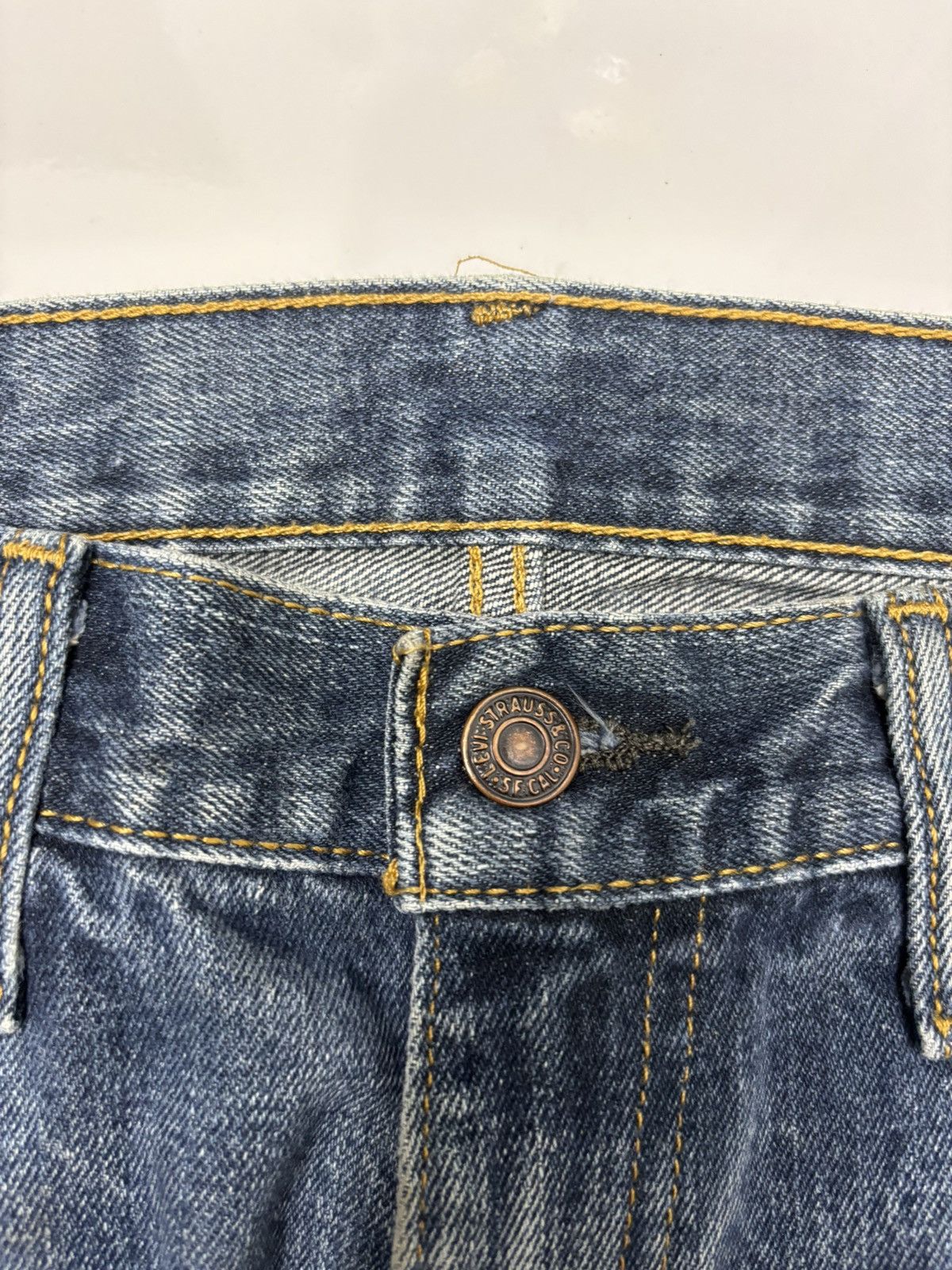 Levi's LEVIS 527 PATCHES DISTRESSED DENIM JEANS Size US 31 - 9 Thumbnail
