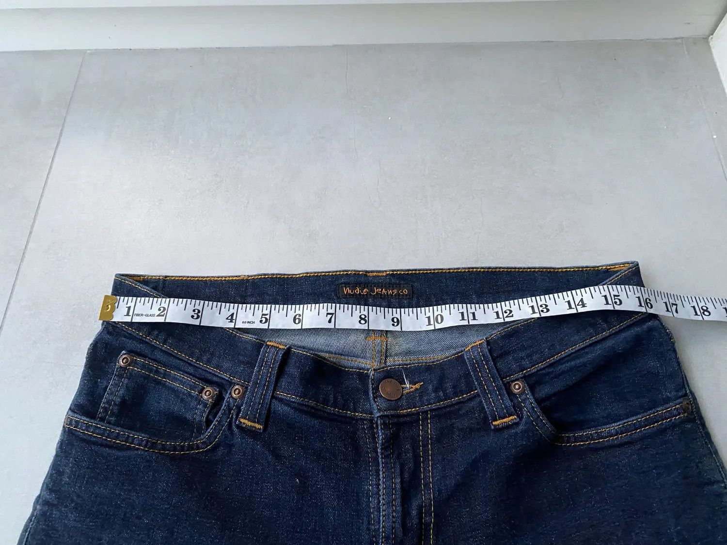 Nudie Jeans Nudie Jeans Tight Lonh John Org Twill Rinsed denim jeans 33 Size US 33 - 11 Thumbnail