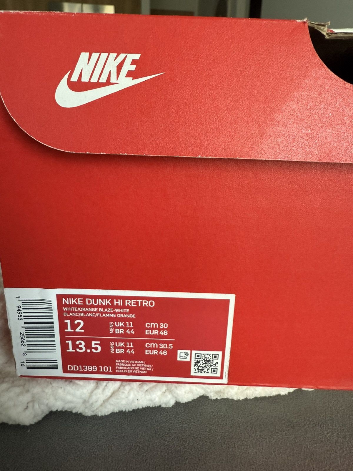 Nike Dunk High Syracuse Size US 12 / EU 45 - 8 Thumbnail