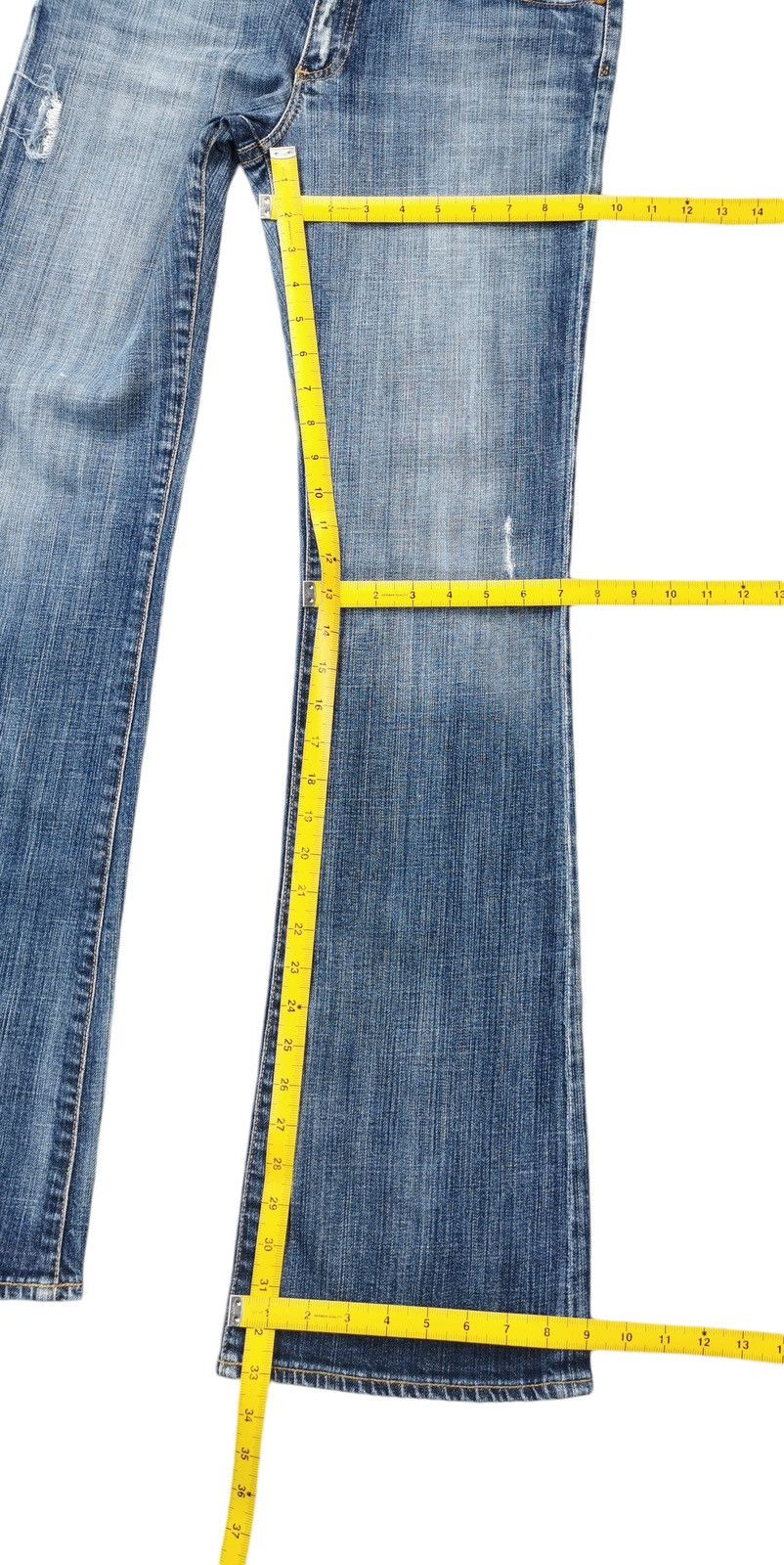AG Adriano Goldschmied Adriano Goldschmied Flared Denim Jeans Size US 31 - 10 Thumbnail