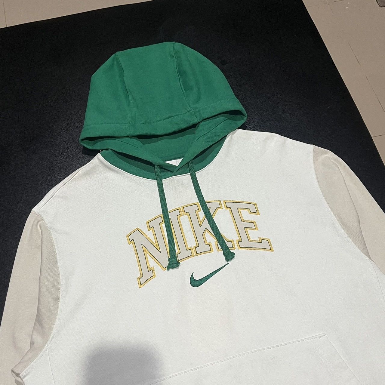 Nike Nike Sportswear Retro Collegiate Cream Green Hoodie Size US L / EU 52-54 / 3 - 5 Thumbnail