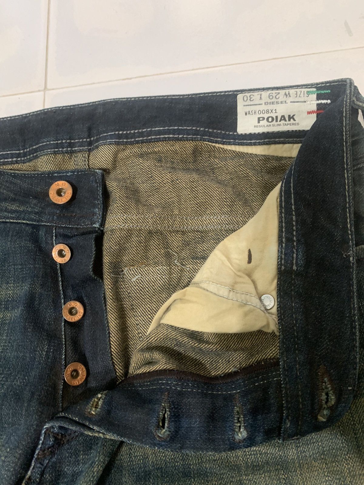 Diesel diesel POIAK DNA dirtynewage Size US 32 / EU 48 - 15 Thumbnail