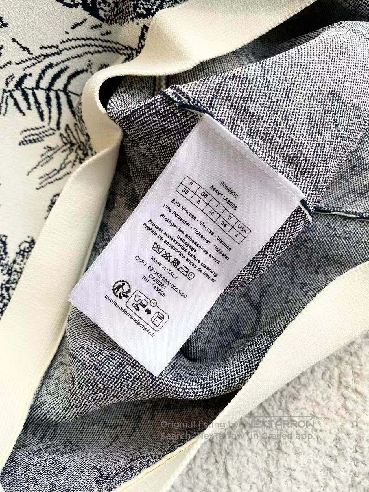 Dior Dior Early Spring Zoo Series Cardigan Set| Size XXS / US 00 / IT 34 - 6 Thumbnail