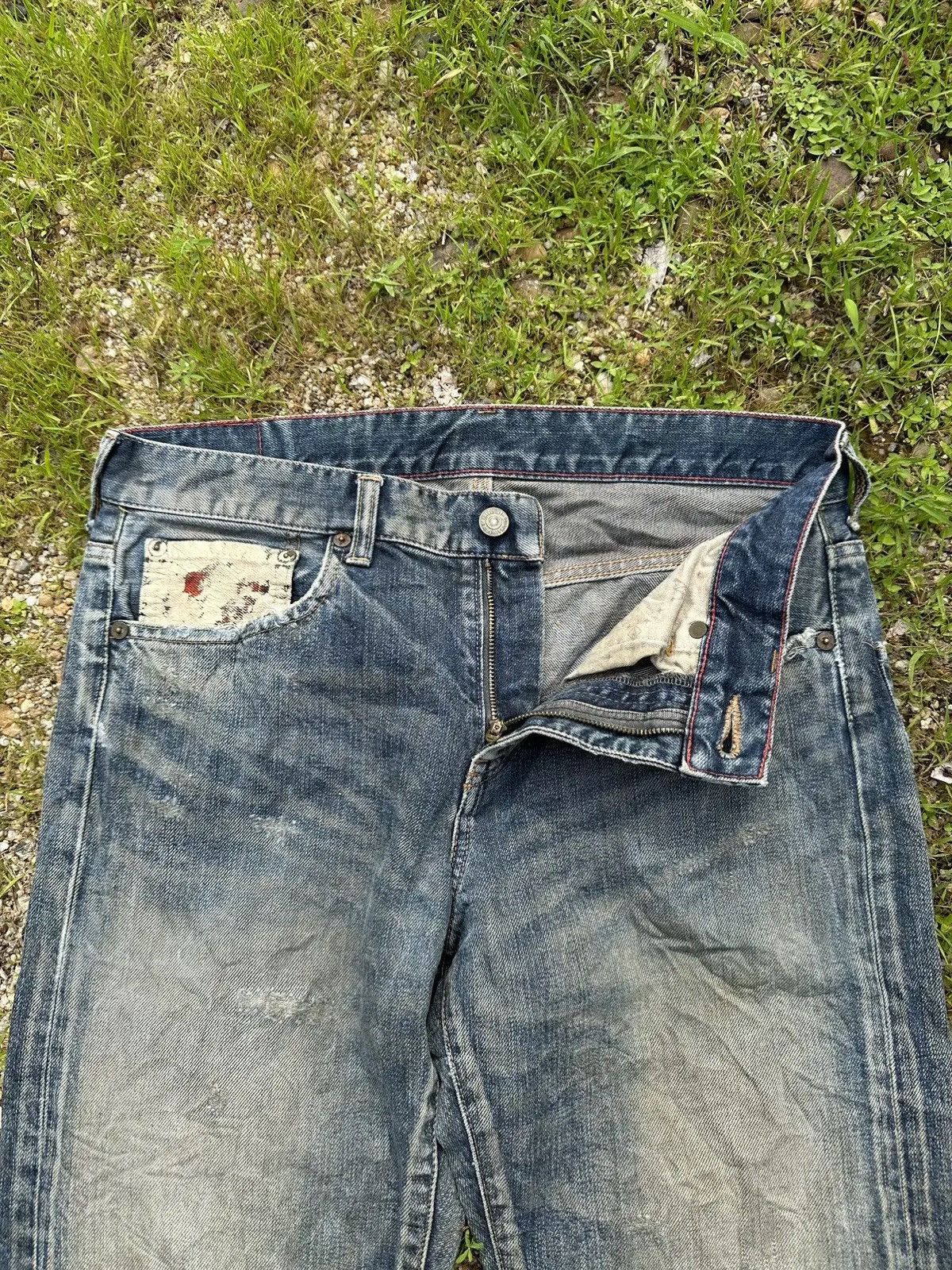 If Six Was Nine SOUL OF FREEDOM ‘’MADE IN HEAVEN’’ JEANS RIPPED DENIM PANTS Size US 31 - 11 Thumbnail