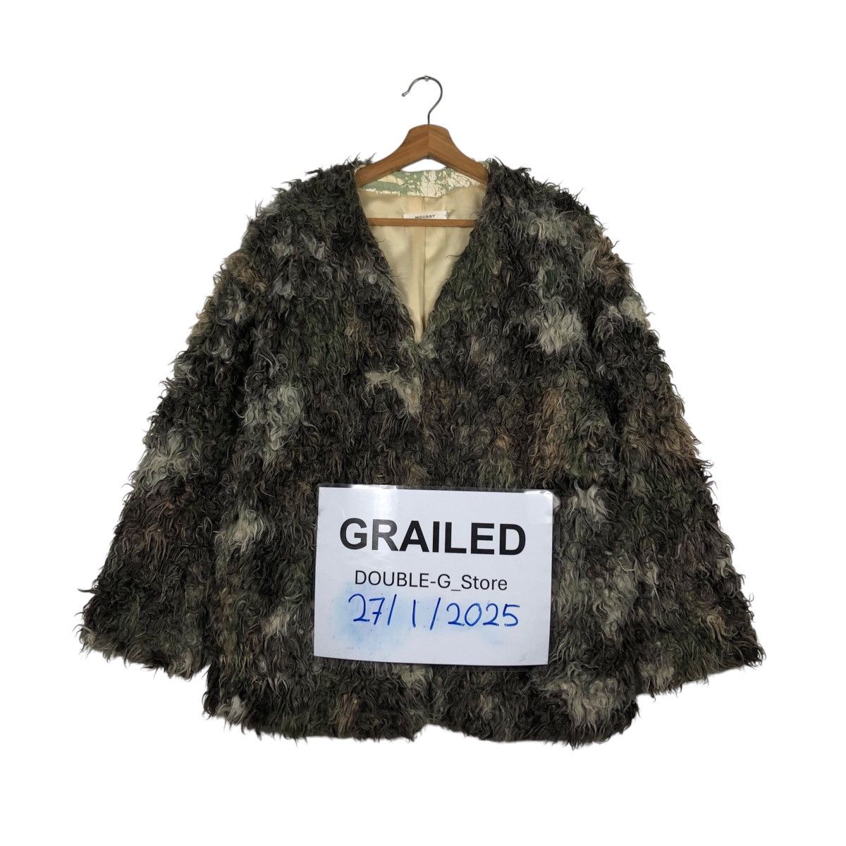 📌Vintage Bomber Jacket Design Moussy Fur Issey Miyake