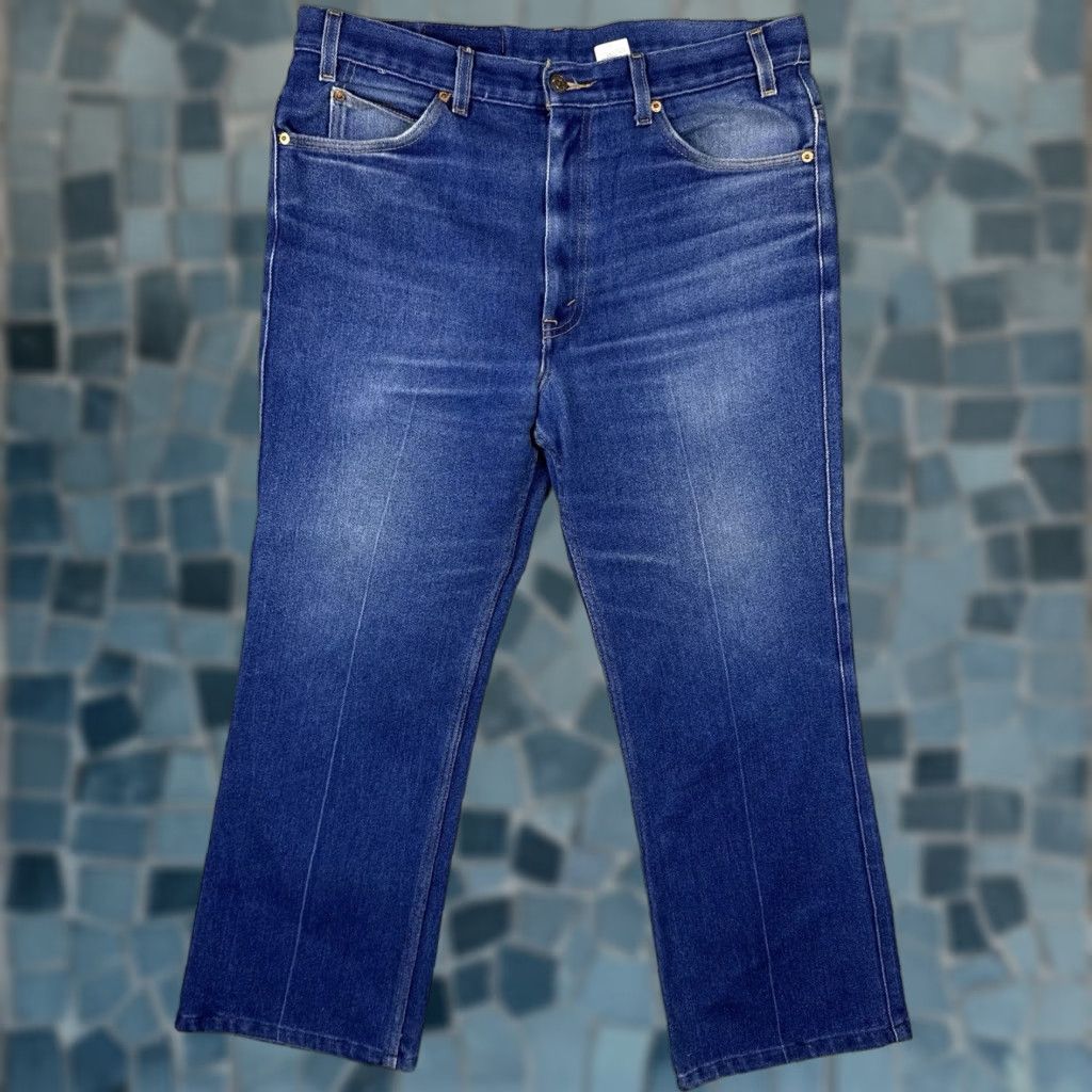 Levi's VINTAGE Levi's 517 Jeans Mens 36x28 Bootcut Denim Blue 90s Western USA Jeans Mens Size US 38 / EU 54 - 1 Thumbnail