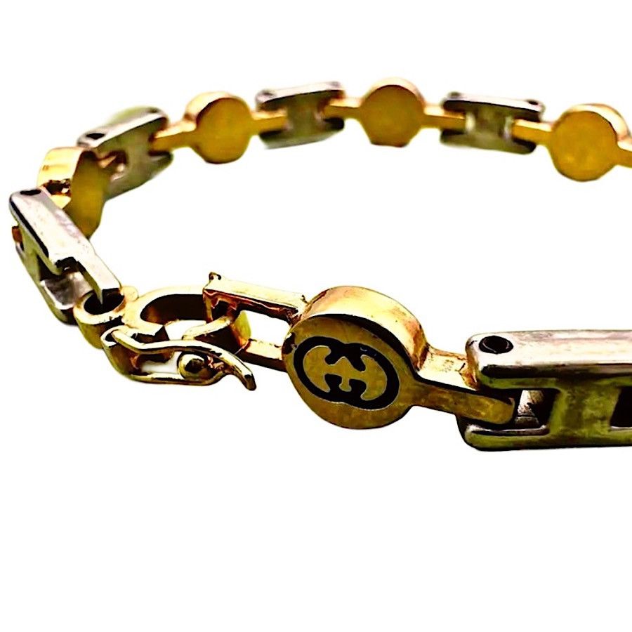 Gucci Authentic Vintage Gucci Rare Archive GG Link Bracelet Size ONE SIZE - 3 Thumbnail