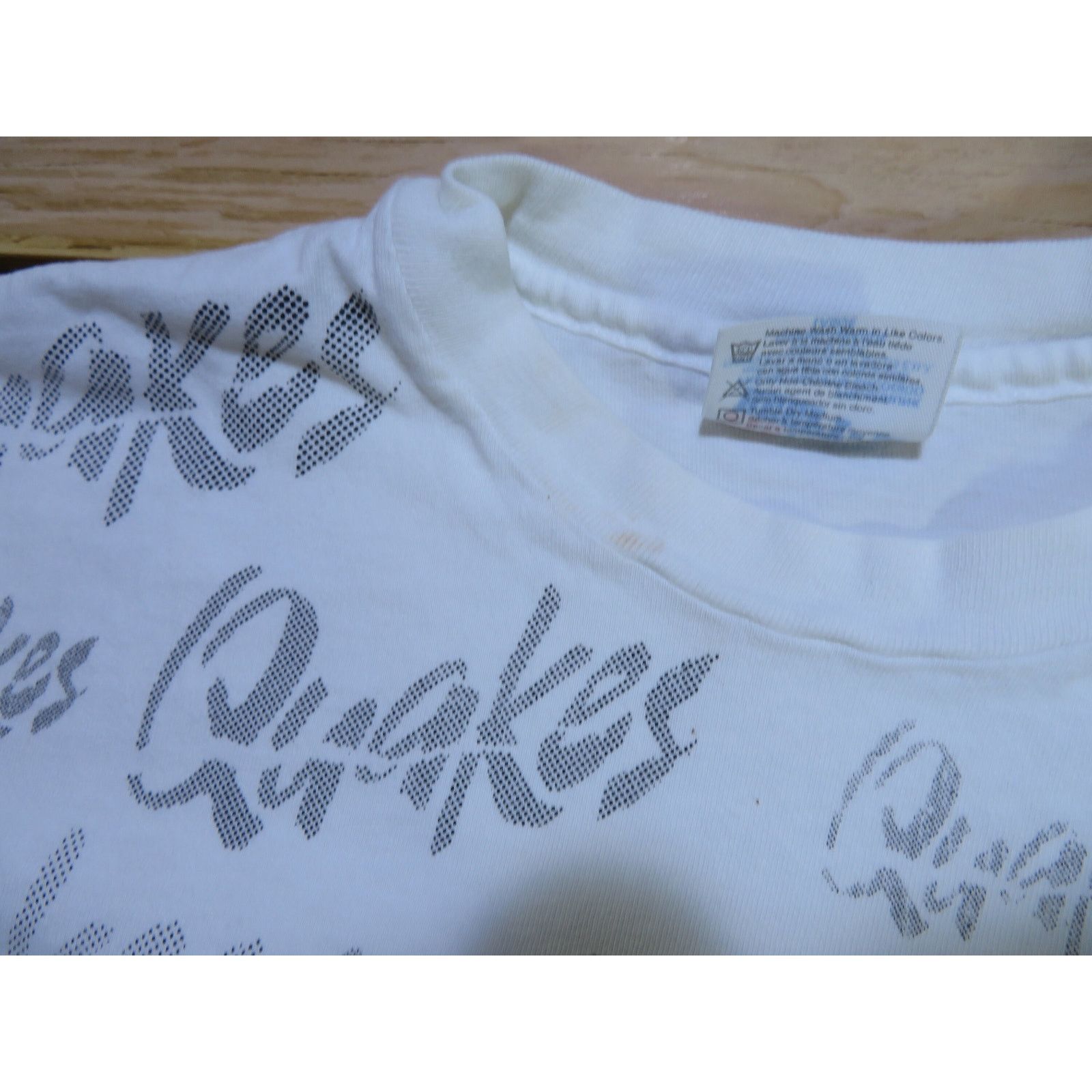 Hanes Rancho Cucamonga Quakes Tremor T-shirt Sz L White Vintage Size US L / EU 52-54 / 3 - 5 Thumbnail