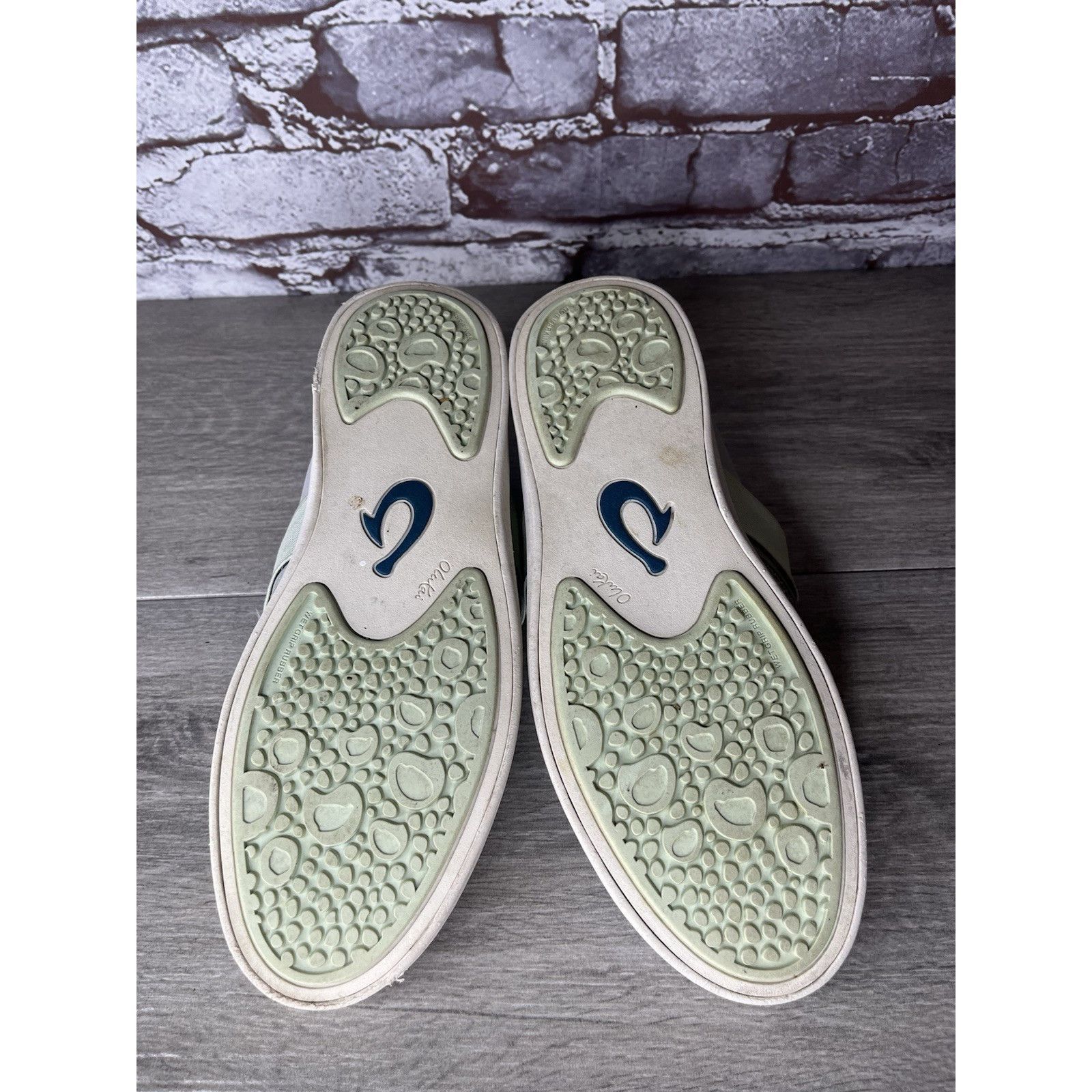 Olukai Olukai Hale’iwa Blue Tapa Silt Drop Heel Athletic Sneakers W Size US 8 / IT 38 - 9 Thumbnail