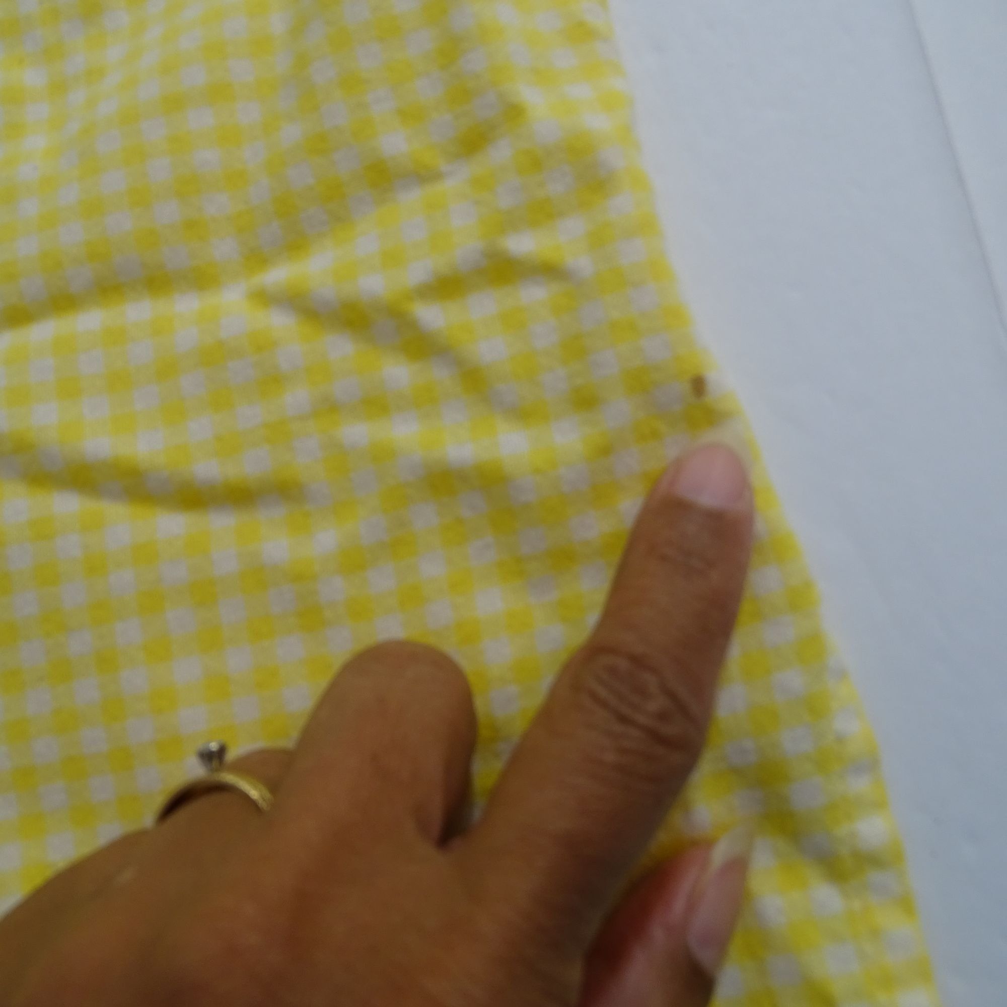 Other Vtg BFA Classics Yellow Gingham Sunflower Embroidery Button Size M / US 6-8 / IT 42-44 - 6 Thumbnail