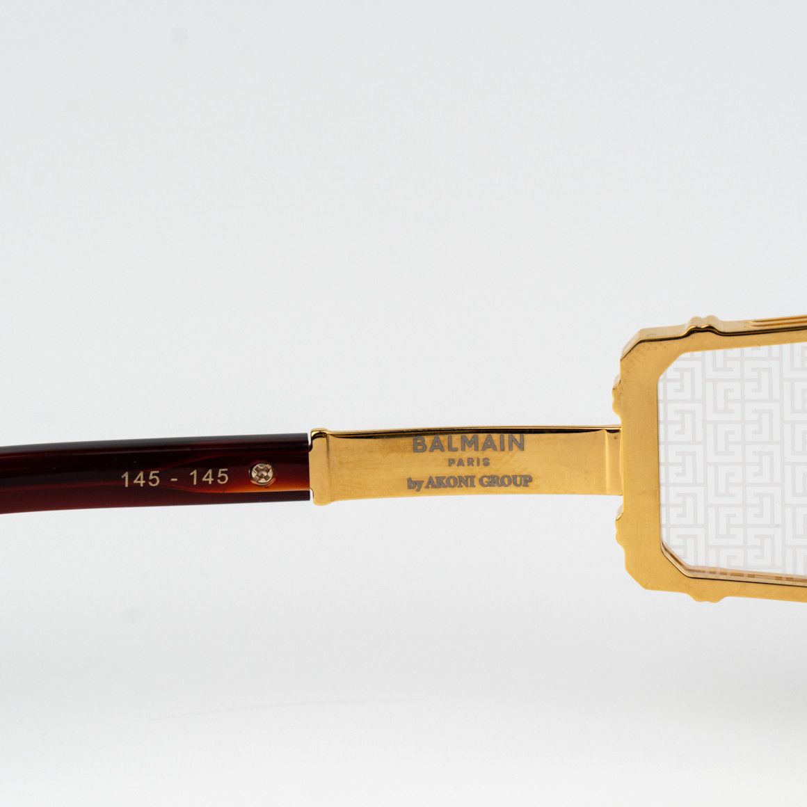 Balmain Balmain Sunglasses Gold Mirror WONDER BOY - III BPS-127C-145 Size ONE SIZE - 5 Thumbnail