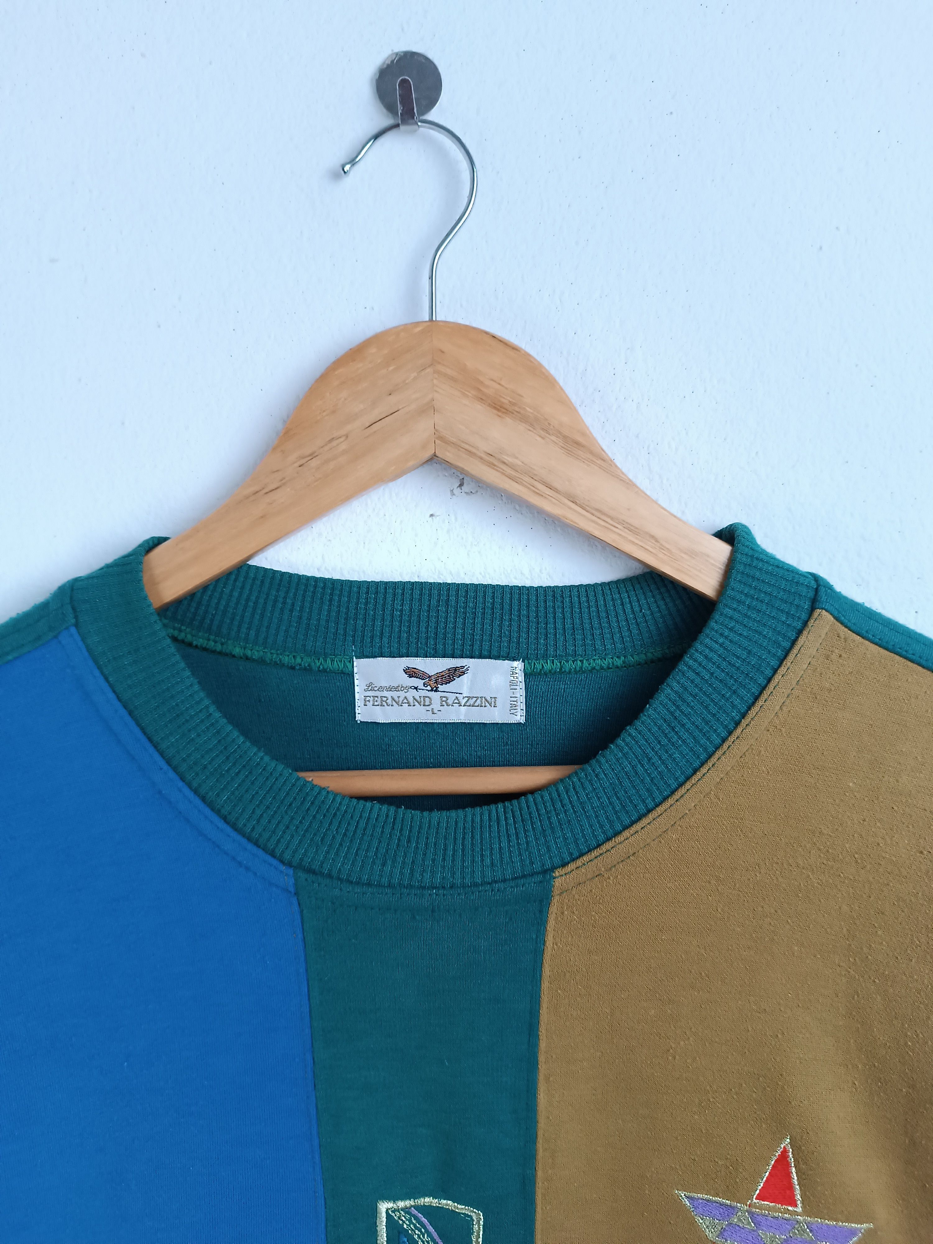 Vintage VINTAGE 90'S FERNAND RAZZINI NAPOLI ITALY SWEATER VERY RARE Size US L / EU 52-54 / 3 - 8 Thumbnail