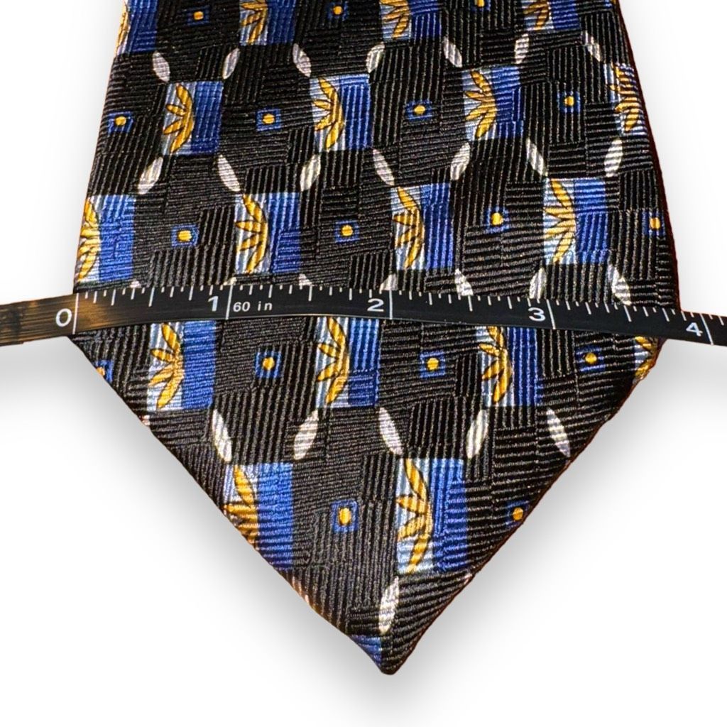 Robert Talbott Robert Talbott Studio Blue & Black Handmade in USA Tie Size ONE SIZE - 2 Thumbnail