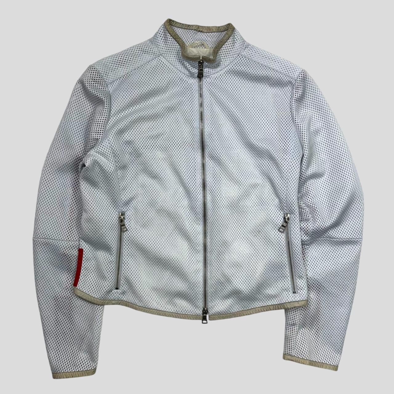 Prada Prada Sport SS00 Technical Mesh Moto Jacket - IT46 Size M / US 6-8 / IT 42-44 - 3 Thumbnail